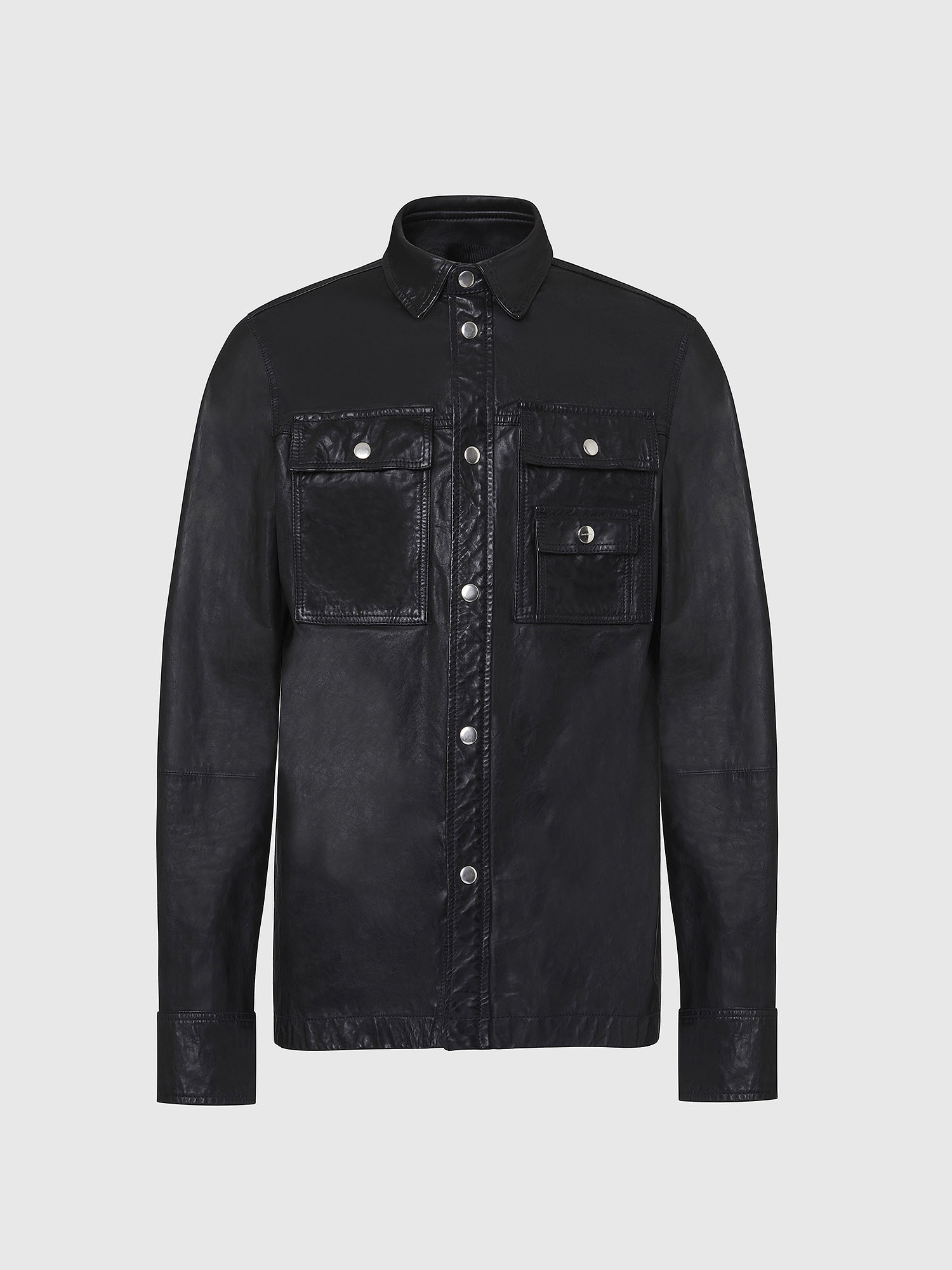 L-MALIK, Black Diesel - L-MALIK, Black - Leather jackets - Image 1