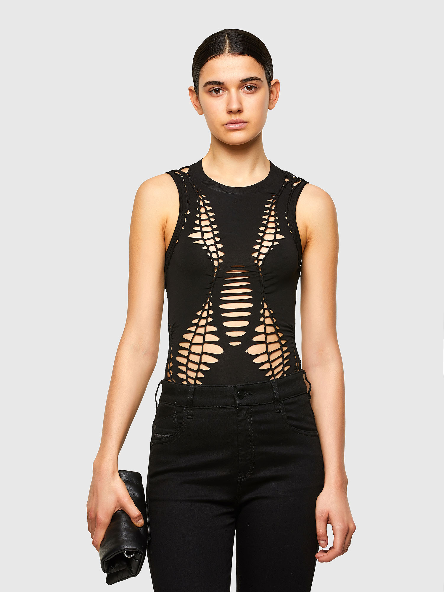 T-BRAID, Black Diesel - T-BRAID, Black - Tops - Image 1