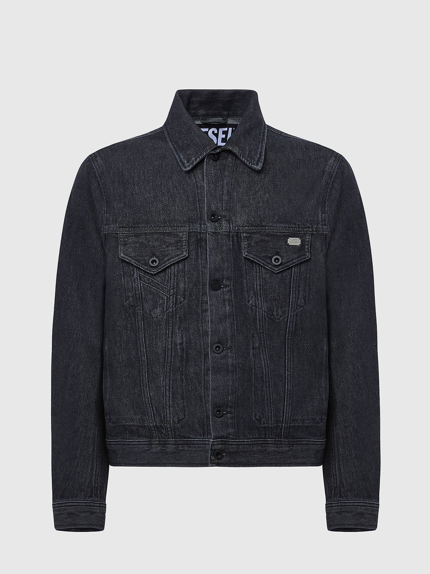D-BRAY, Black Diesel - D-BRAY, Black - Denim Jackets - Image 1