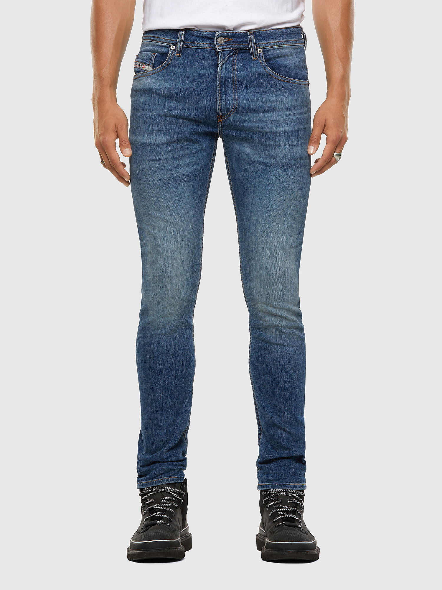 Thommer 009DB, Medium blue Diesel - Thommer 009DB, Medium blue - Jeans - Image 1