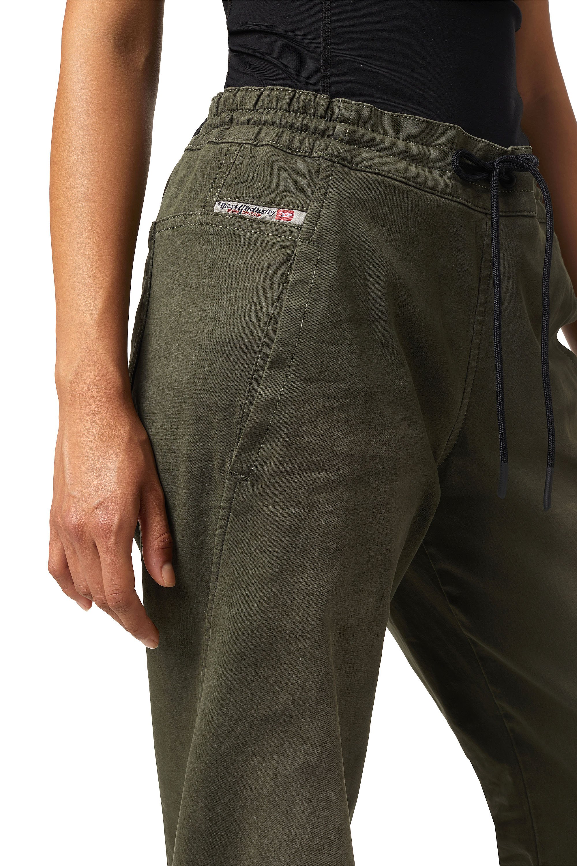 Diesel - Krailey JoggJeans® Z670M Boyfriend, Military Green - Image 3