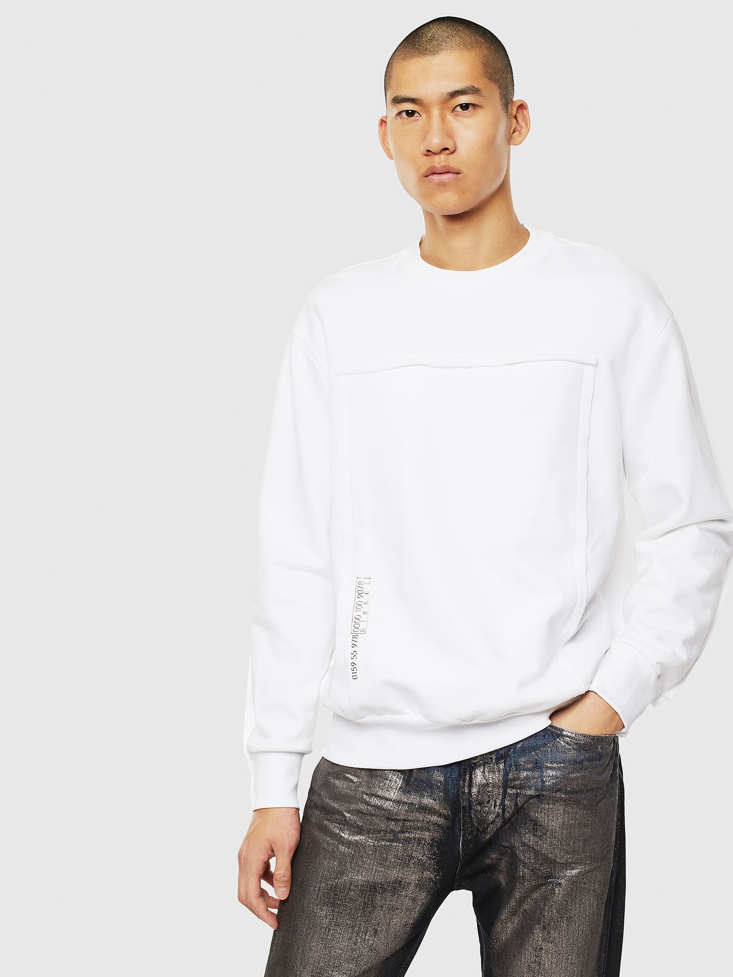 S-BAY-RAW, White Diesel - S-BAY-RAW, White - Sweaters - Image 1
