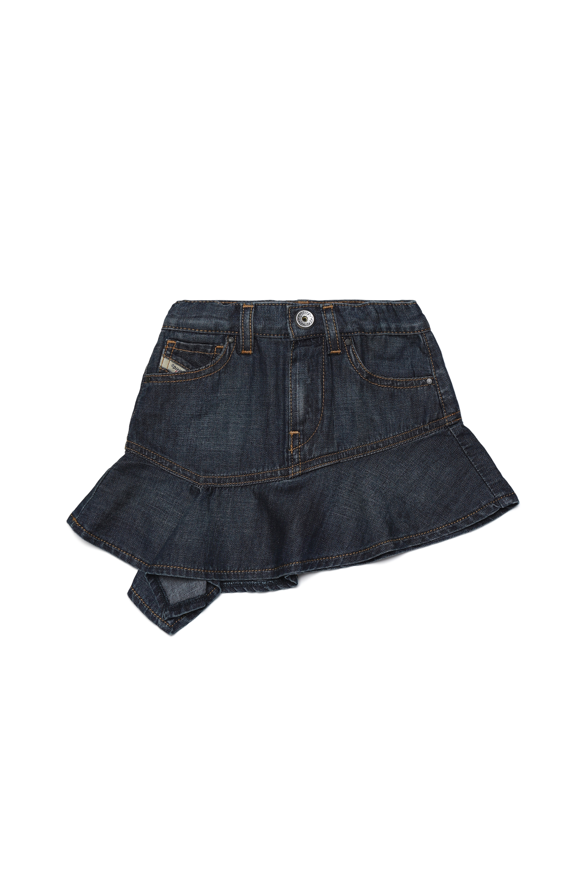 GABBYB, Dark Blue Diesel - GABBYB, Dark Blue - Skirts - Image 1
