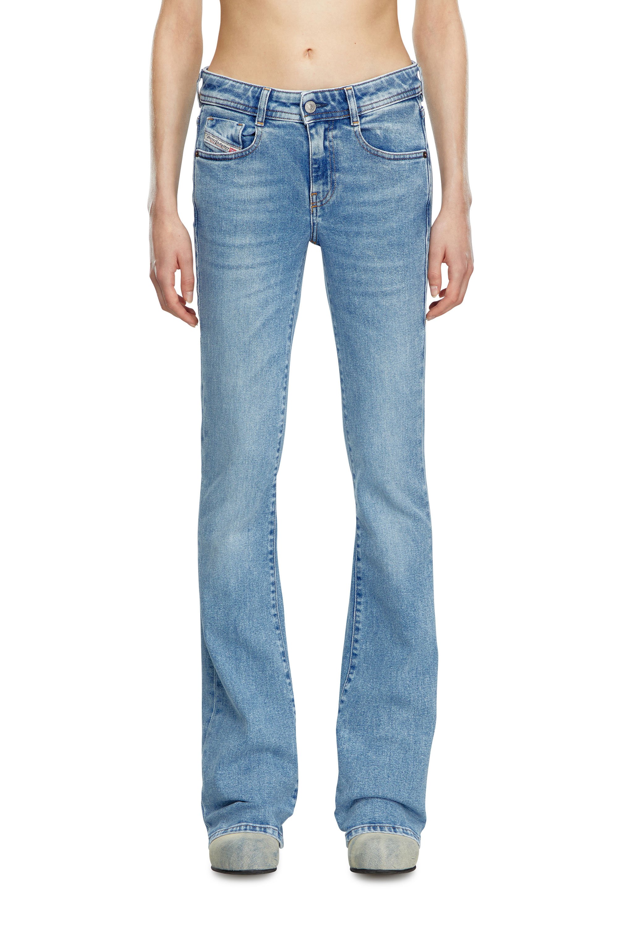 Diesel - Woman Bootcut and Flare Jeans 1969 D-Ebbey 9B92L, Light Blue - Image 1