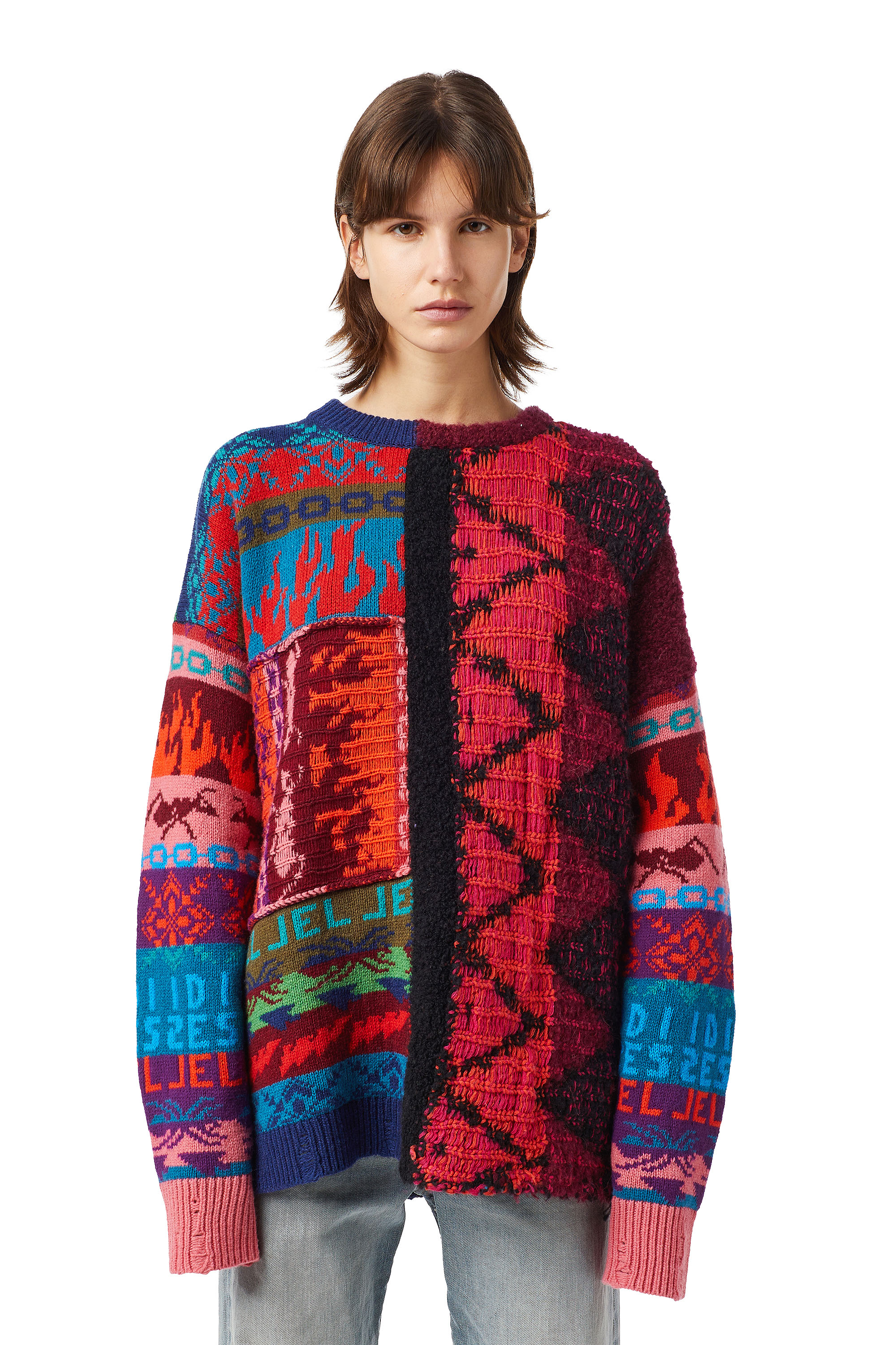 M-VIVYAN, Red/Pink Diesel - M-VIVYAN, Red/Pink - Knitwear - Image 1