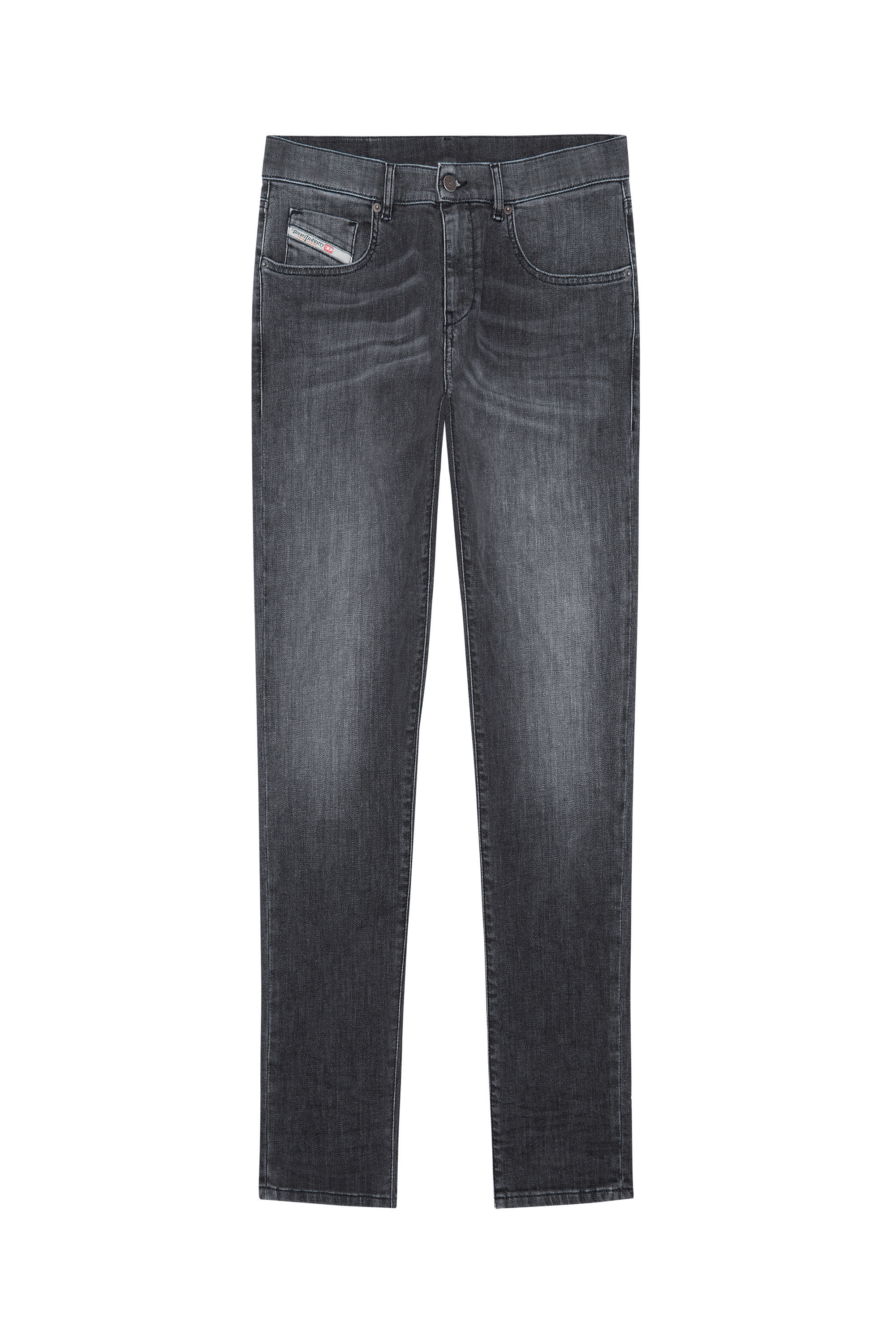 Diesel - D-Strukt JoggJeans® 09D52 Slim, Black/Dark grey - Image 3