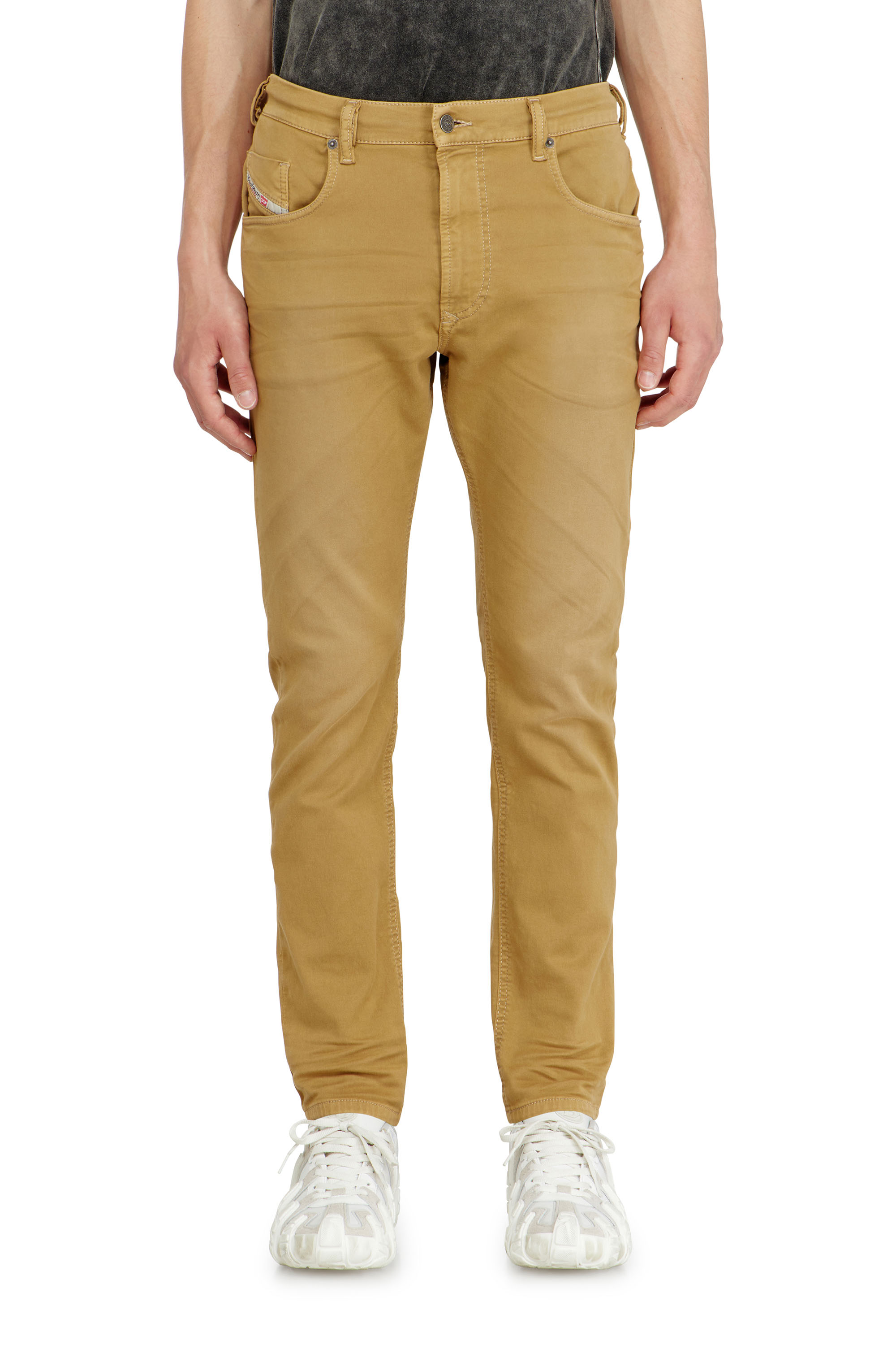 Diesel - Man's Regular 2032 D-Krooley-BW Joggjeans&reg; 0670M, Dark Beige - 4