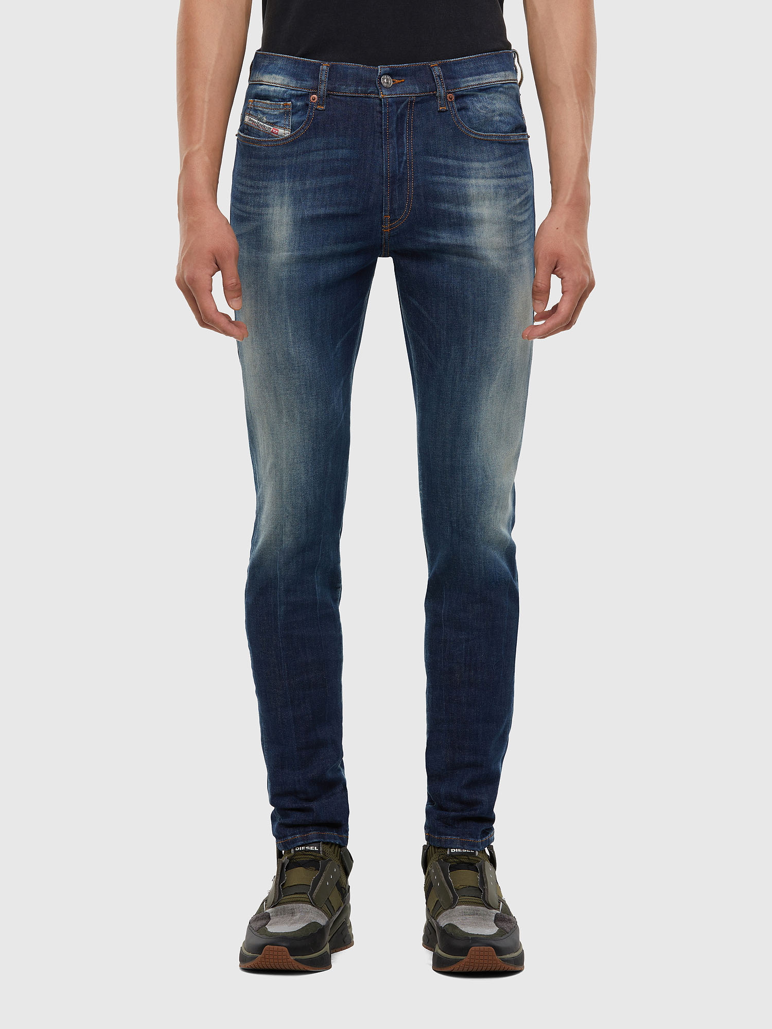 D-Amny 009FB, Dark Blue Diesel - D-Amny 009FB, Dark Blue - Jeans - Image 1