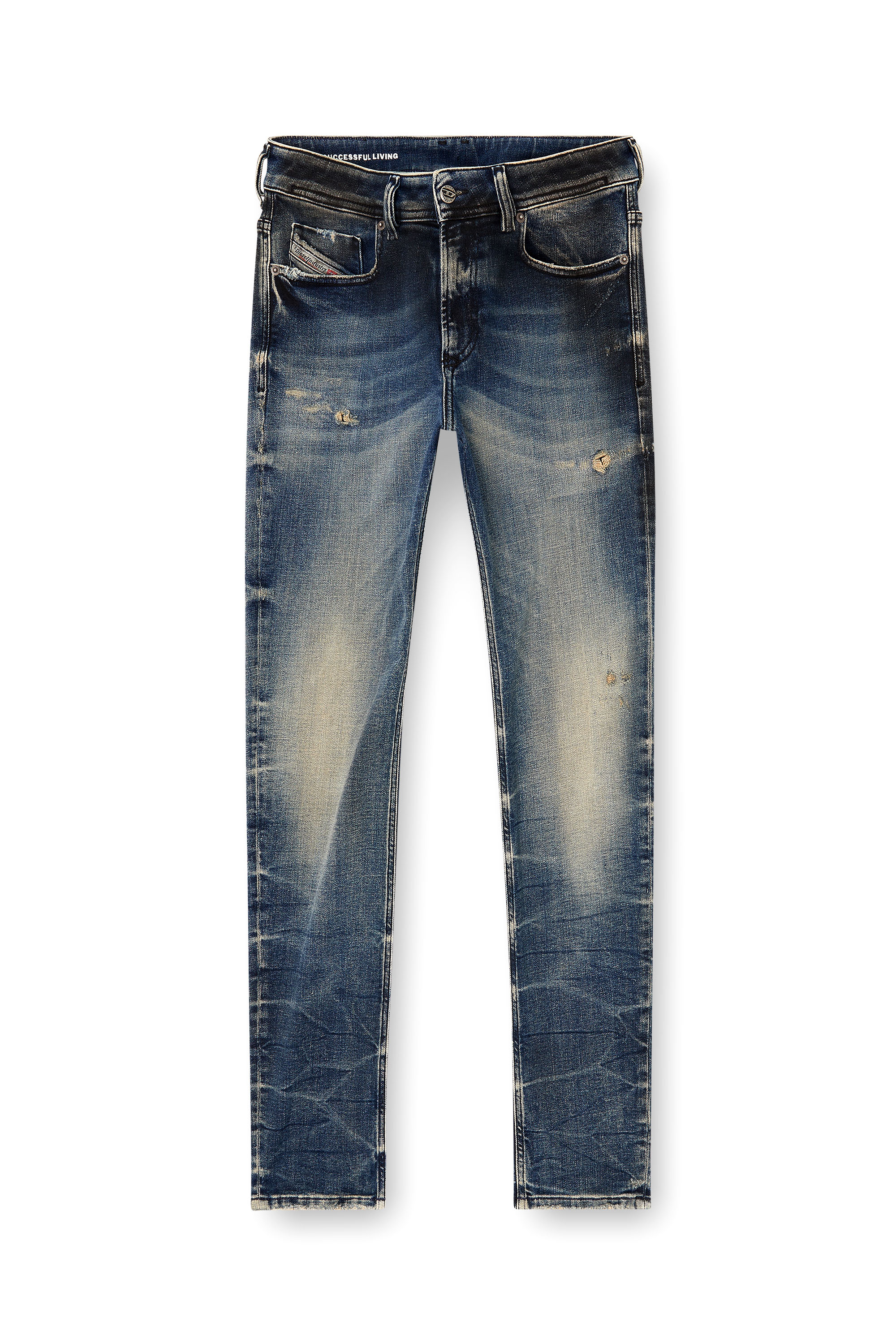 Diesel - Man's Skinny Jeans 1979 Sleenker 09N15, Medium blue - 2