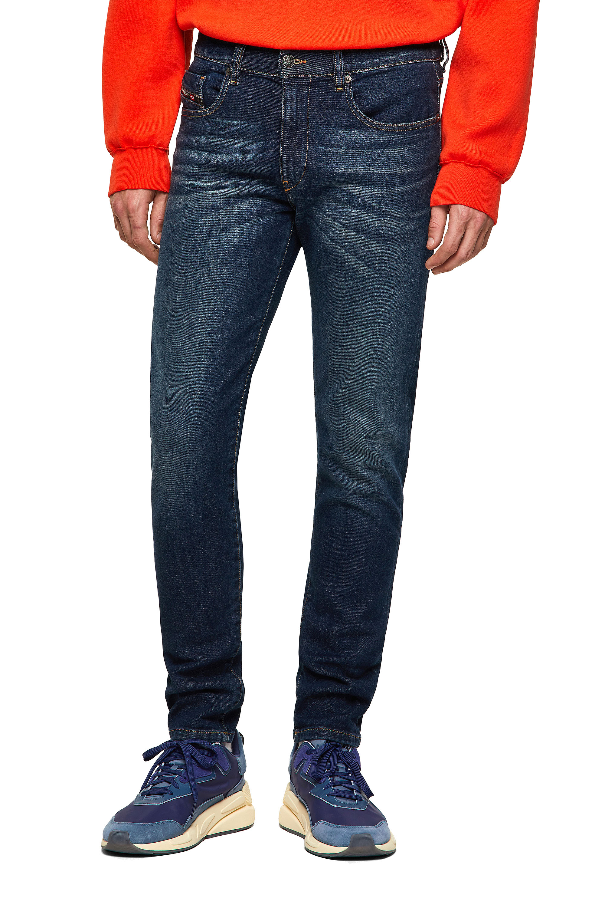 D-Strukt 009HN, Dark Blue Diesel - D-Strukt 009HN, Dark Blue - Jeans - Image 1