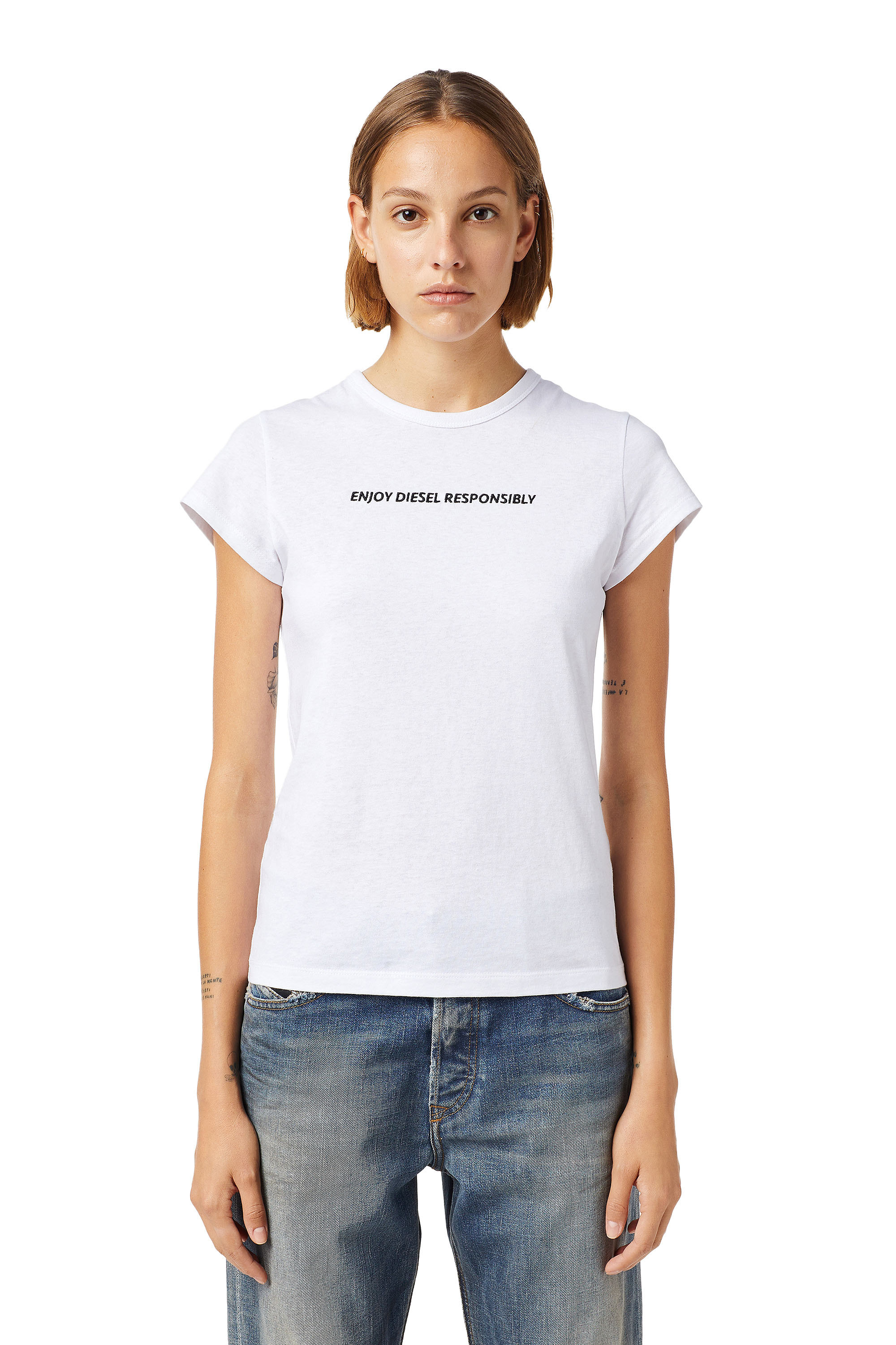 T-SLICUP-B3, White Diesel - T-SLICUP-B3, White - T-Shirts - Image 1