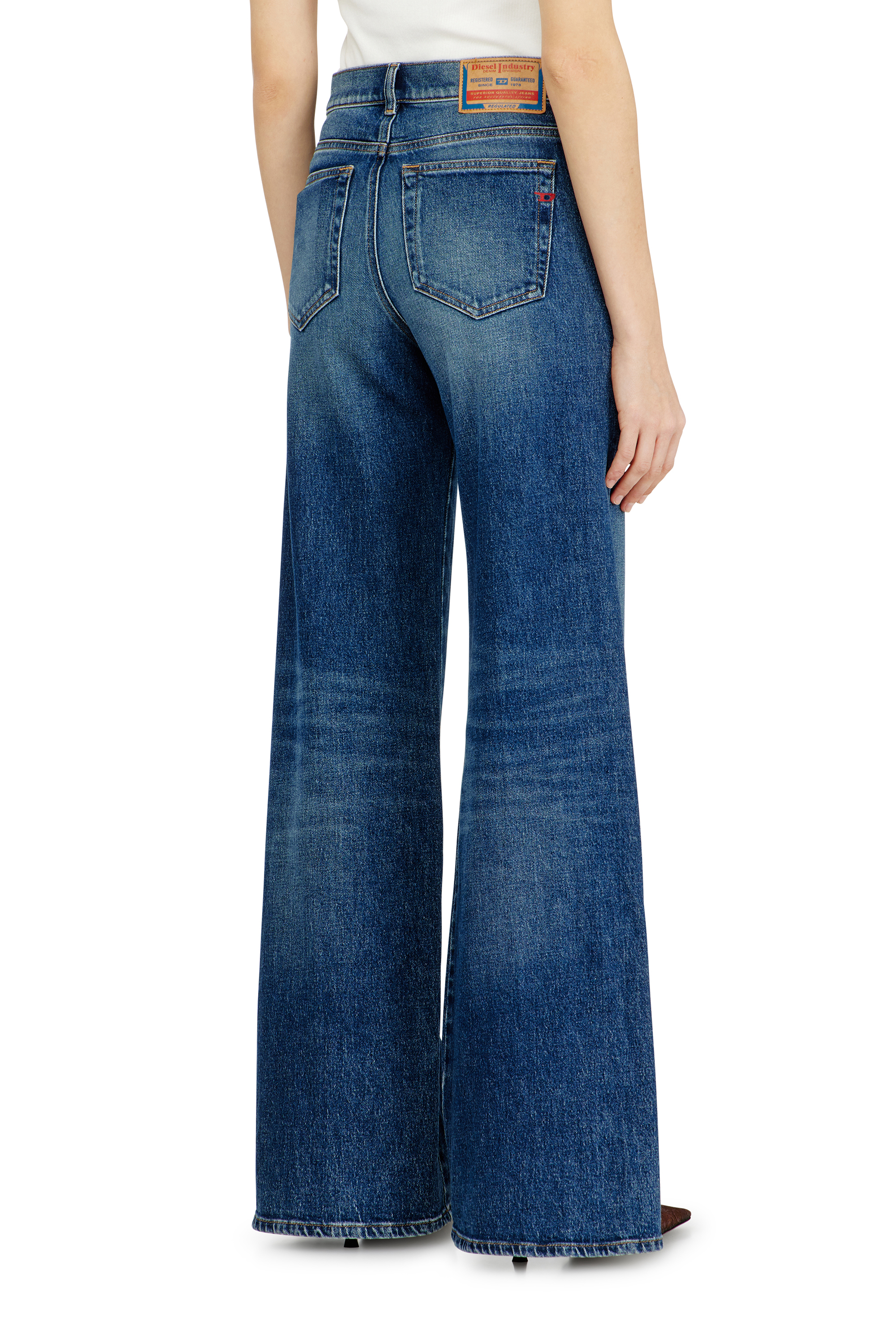 パンツ archive DIESEL damage flared denim Y2K Women's Flare Jeans | Medium blue | Diesel 1978 D-Akemi