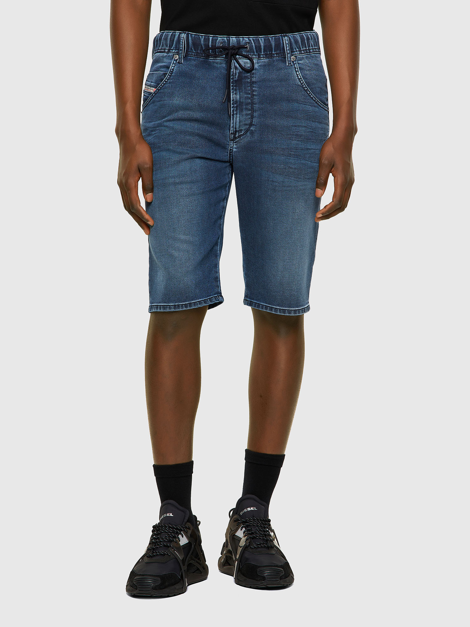 D-KROOSHORT JOGGJEANS, Medium blue Diesel - D-KROOSHORT JOGGJEANS, Medium blue - Shorts - Image 1