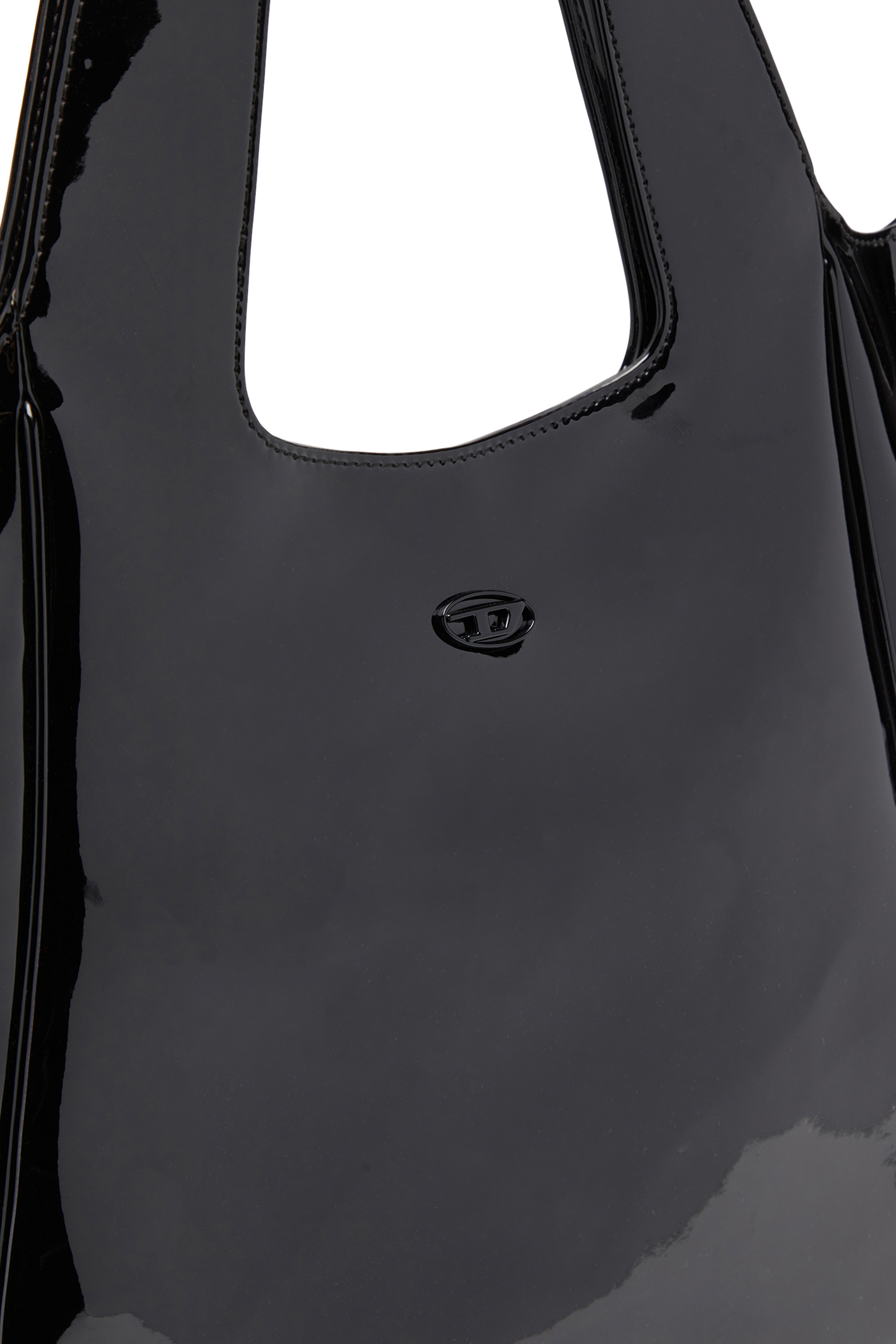 Women's Play-Glossy tote bag | Black | Diesel {{Country}}