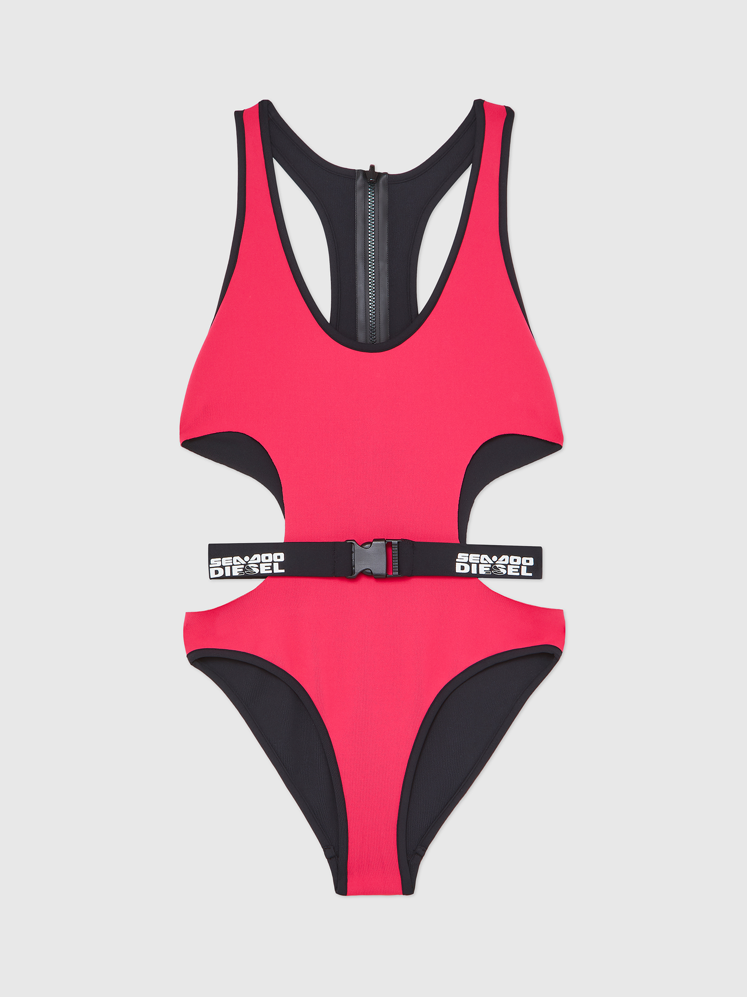 BFSW-DIVERDOO, Pink/Black Diesel - BFSW-DIVERDOO, Pink/Black - Swimsuits - Image 1