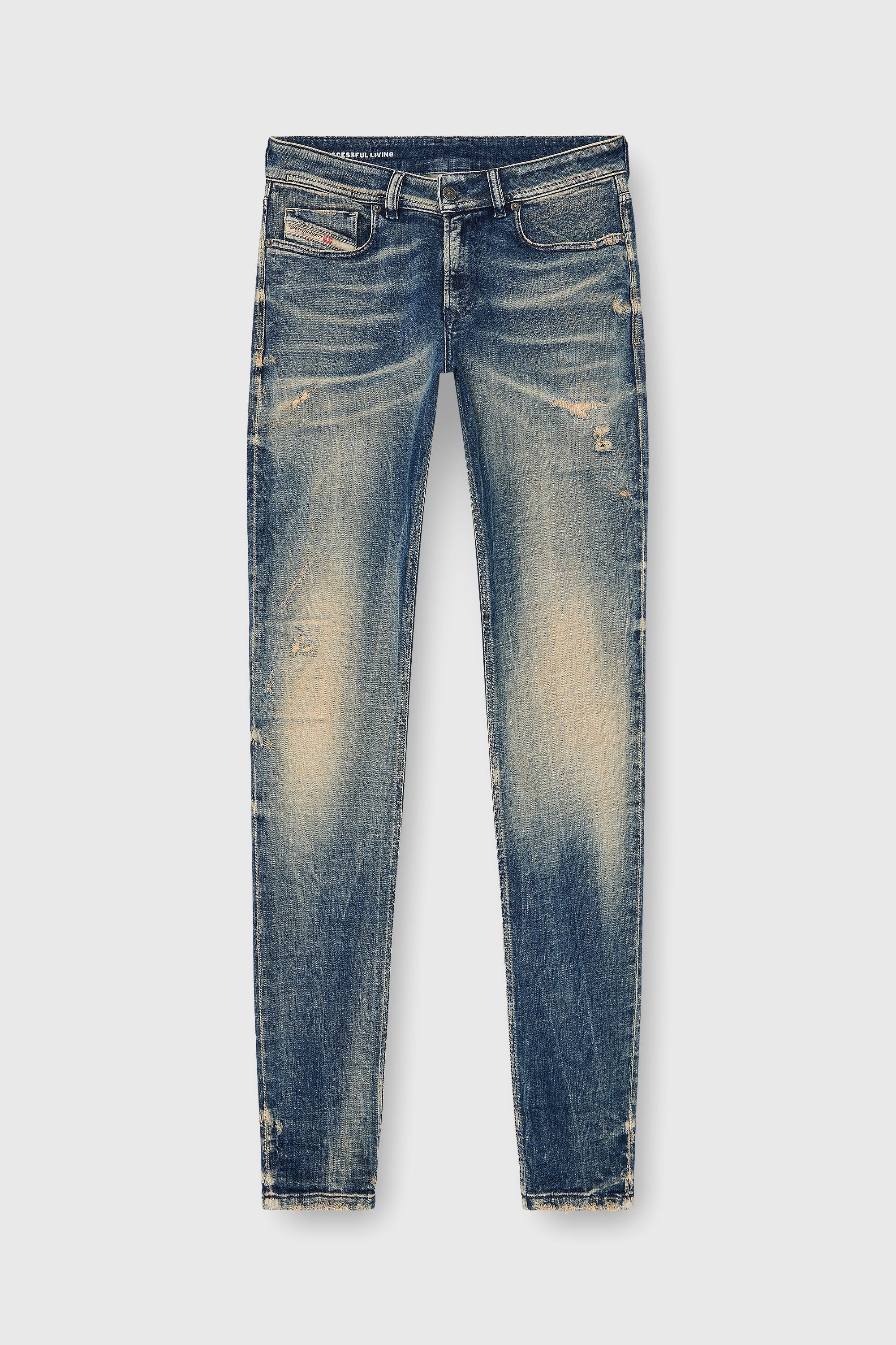 Diesel - Man's Skinny Jeans 1979 Sleenker 09P68, Dark Blue - 6