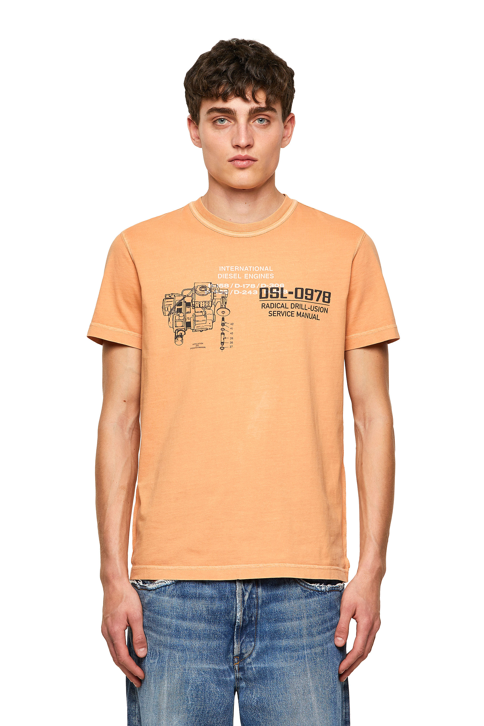 T-DIEBIND-B1, Orange Diesel - T-DIEBIND-B1, Orange - T-Shirts - Image 1