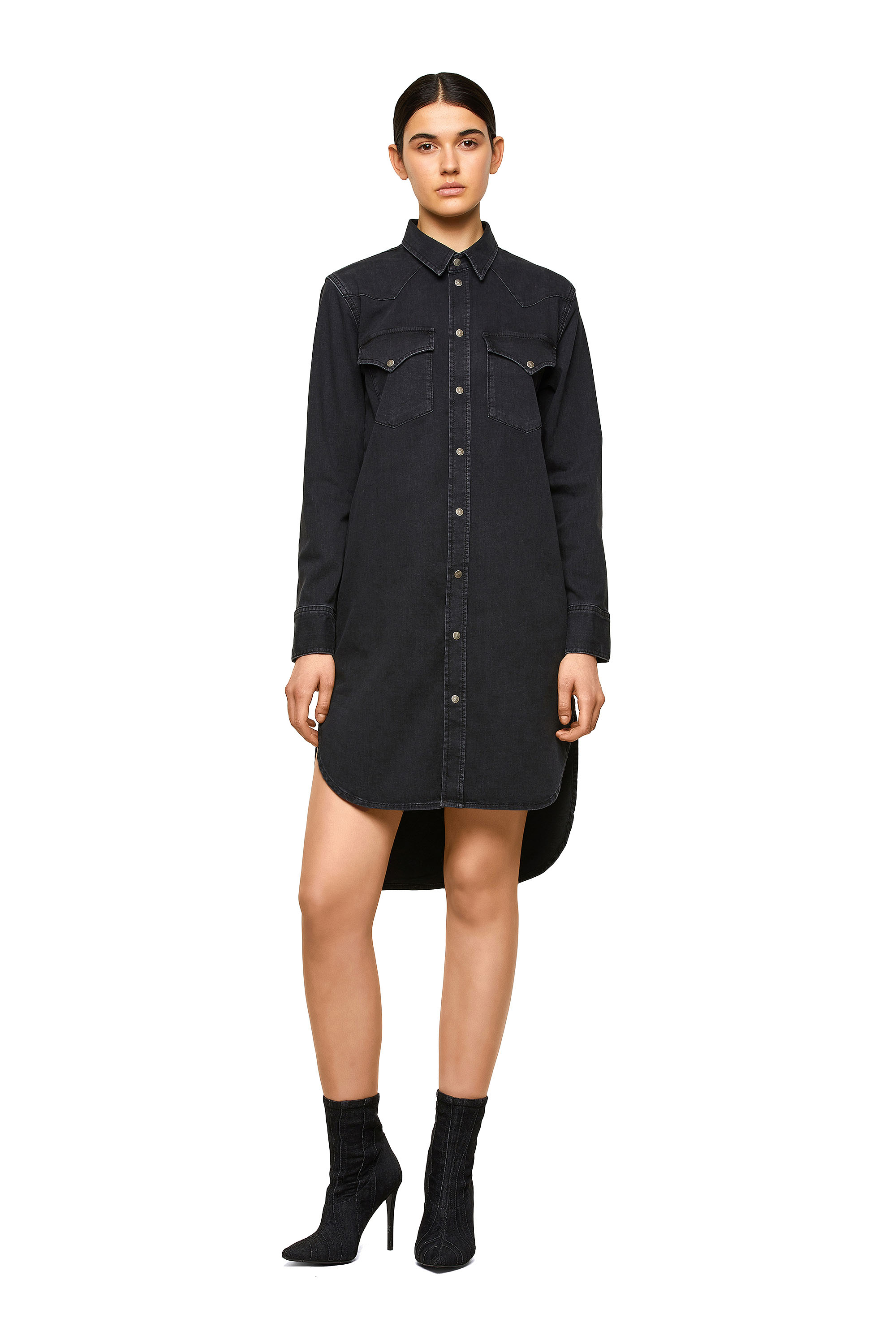 DE-BLANCHE, Black Diesel - DE-BLANCHE, Black - Dresses - Image 1