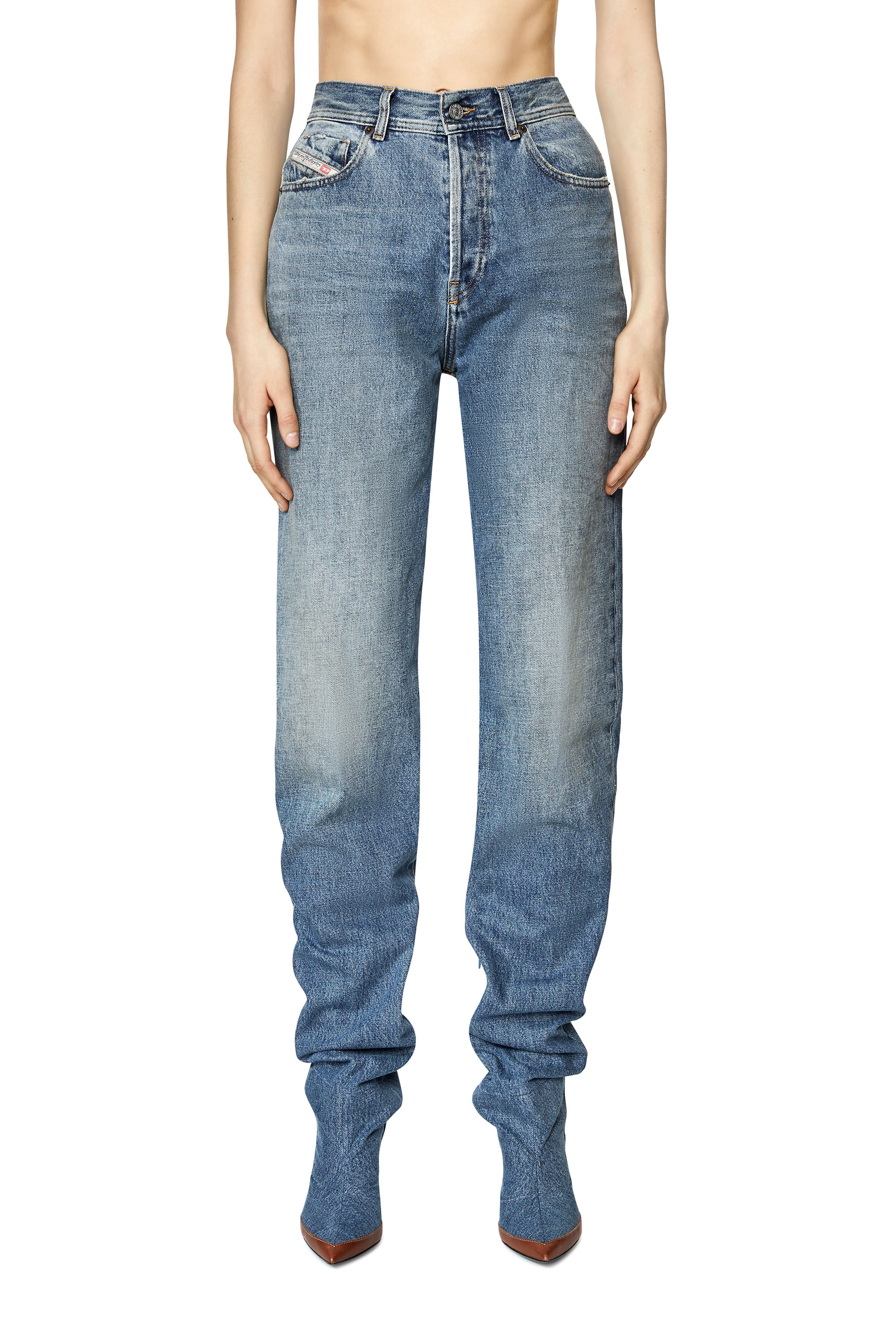 1956 007A7, Medium blue Diesel - 1956 007A7, Medium blue - Jeans - Image 1