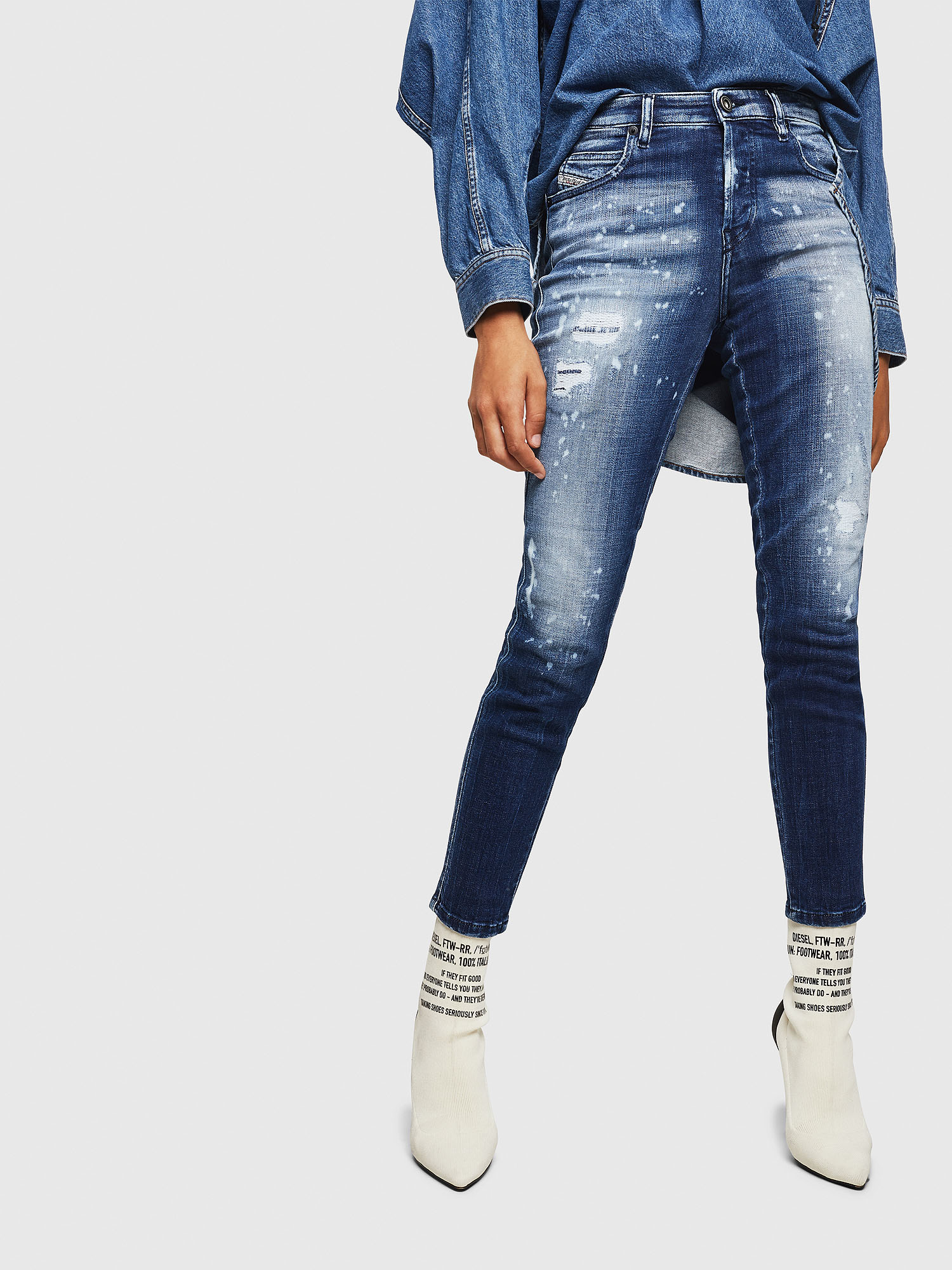 Babhila 0091Y, Medium blue Diesel - Babhila 0091Y, Medium blue - Jeans - Image 1
