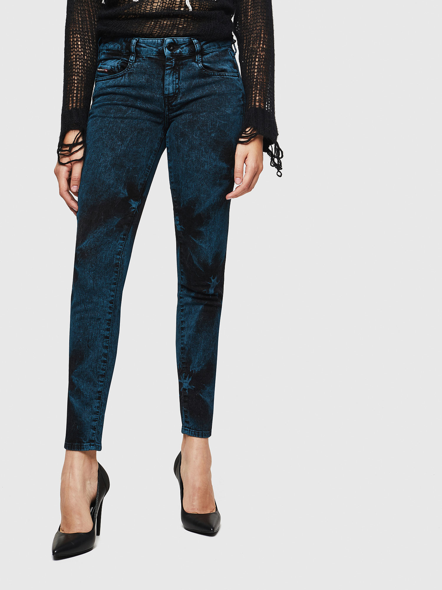 D-Ollies JoggJeans 084AF, Black/Dark grey Diesel - D-Ollies JoggJeans 084AF, Black/Dark grey - Jeans - Image 1
