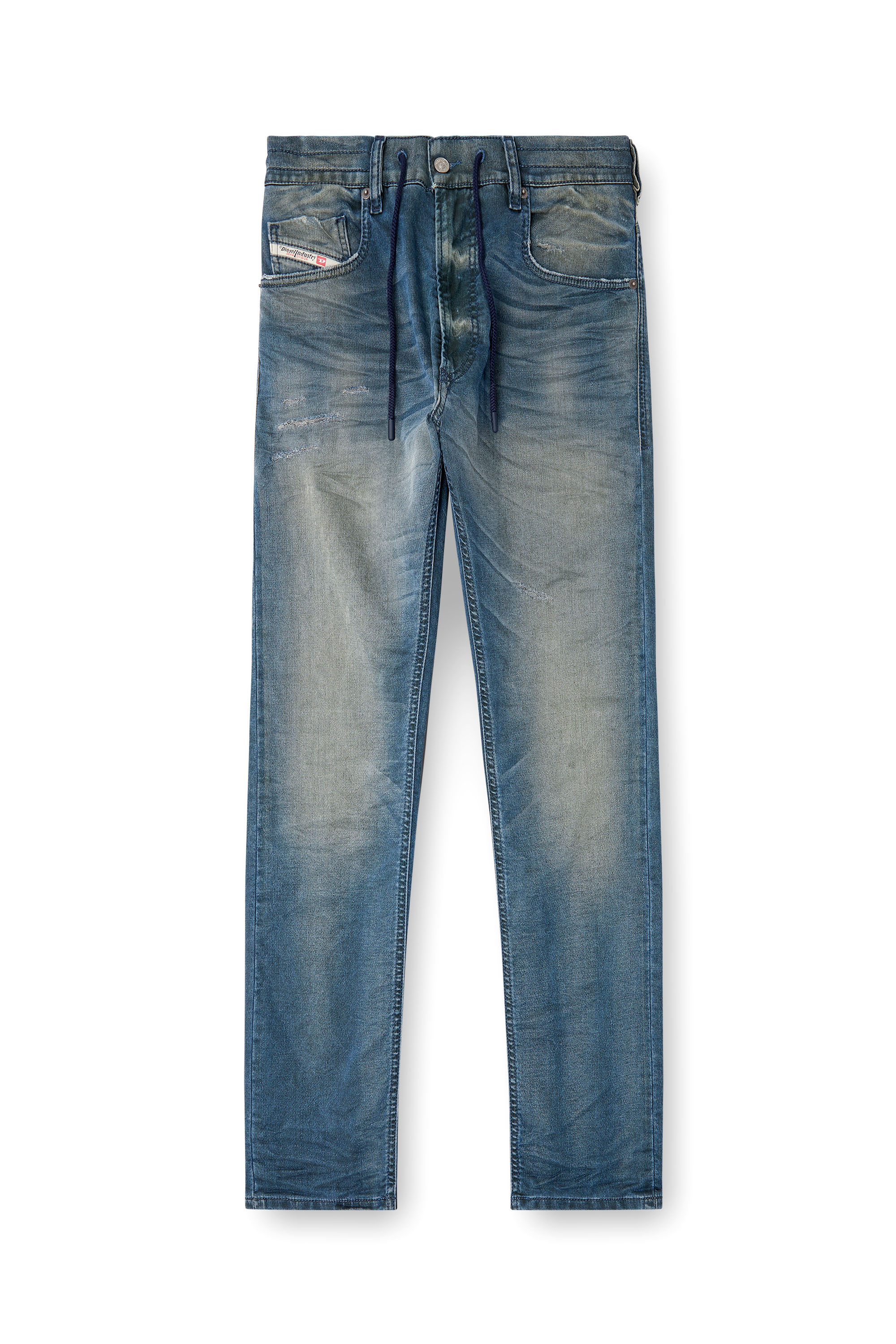 Diesel - Man's Regular 2032 D-Krooley Joggjeans® 068SC, Dark Blue - 2