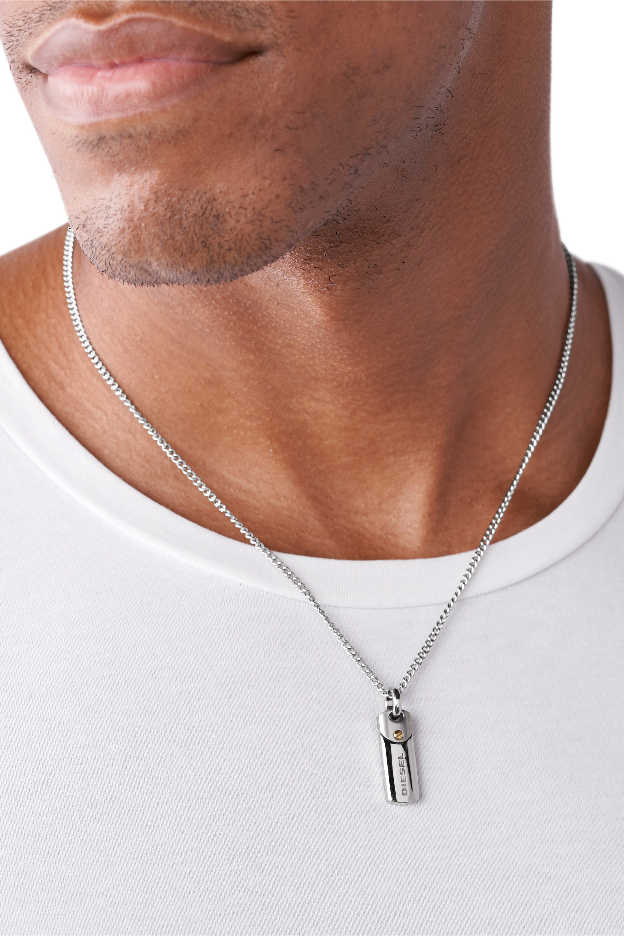DIESELネックレス DX1116 DX1116 Man: Steel dog tag pendant necklace | Diesel