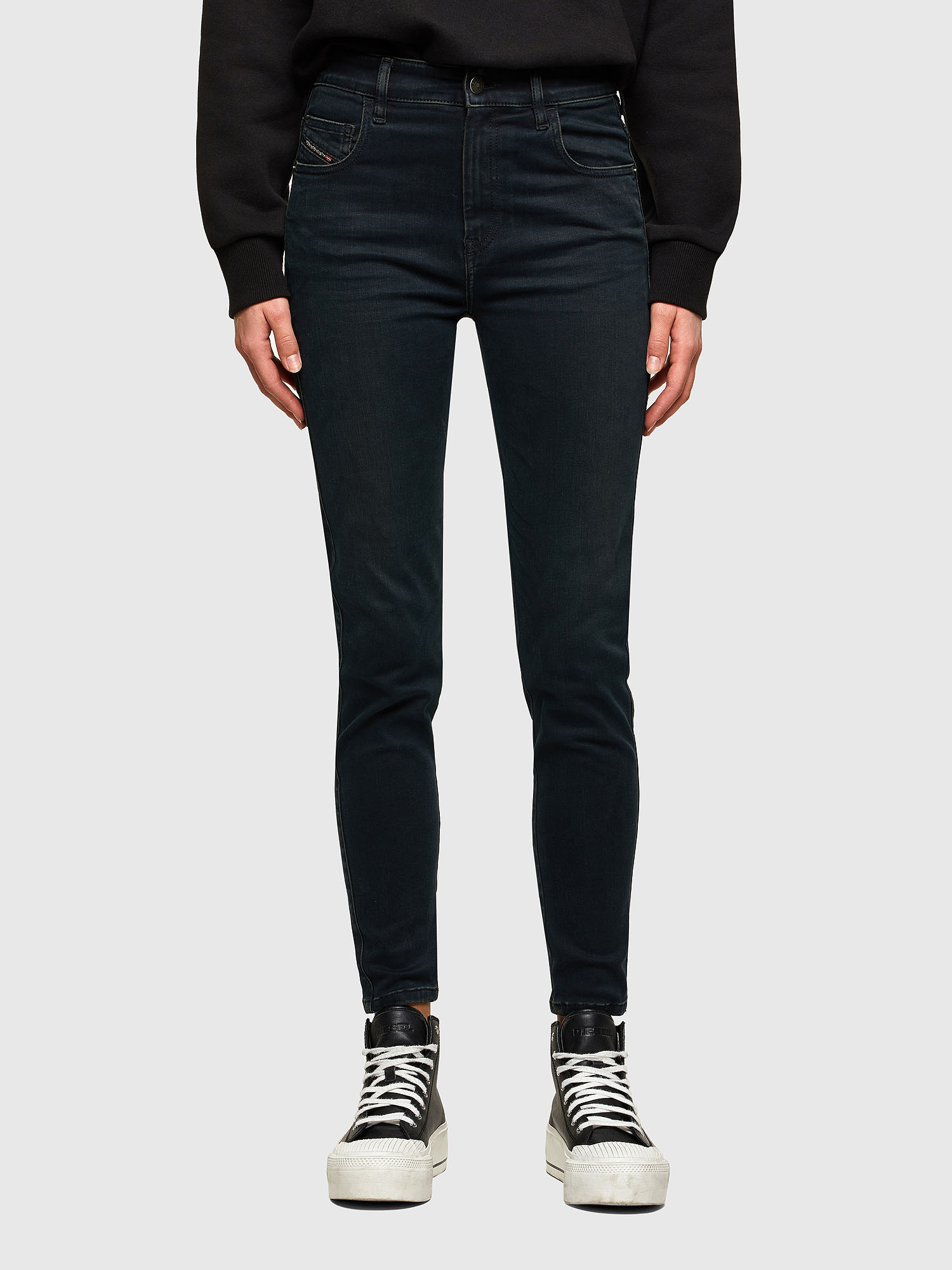 Slandy High 009QG, Dark Blue Diesel - Slandy High 009QG, Dark Blue - Jeans - Image 1