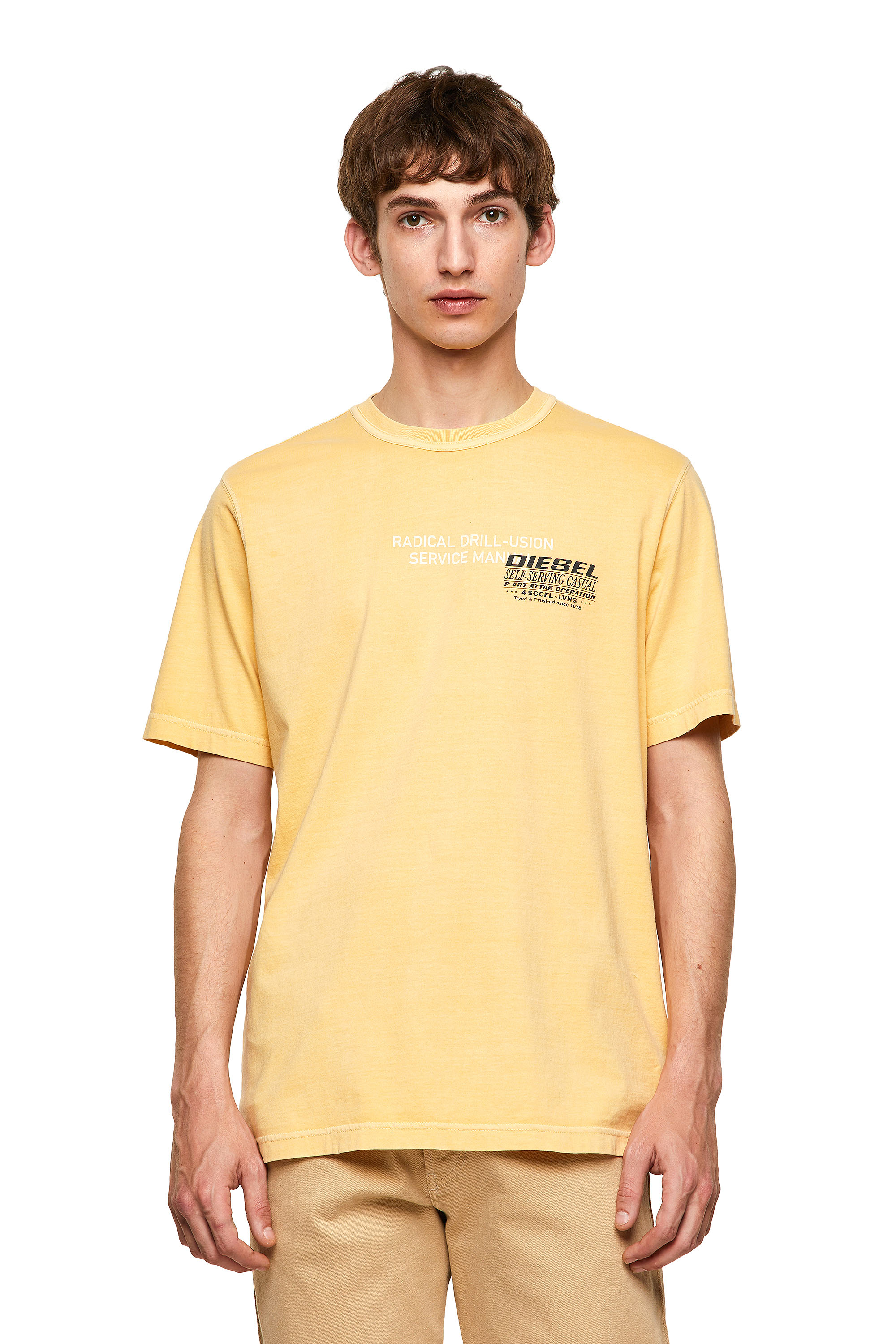 T-JUBINDY-B1, Yellow Diesel - T-JUBINDY-B1, Yellow - T-Shirts - Image 1