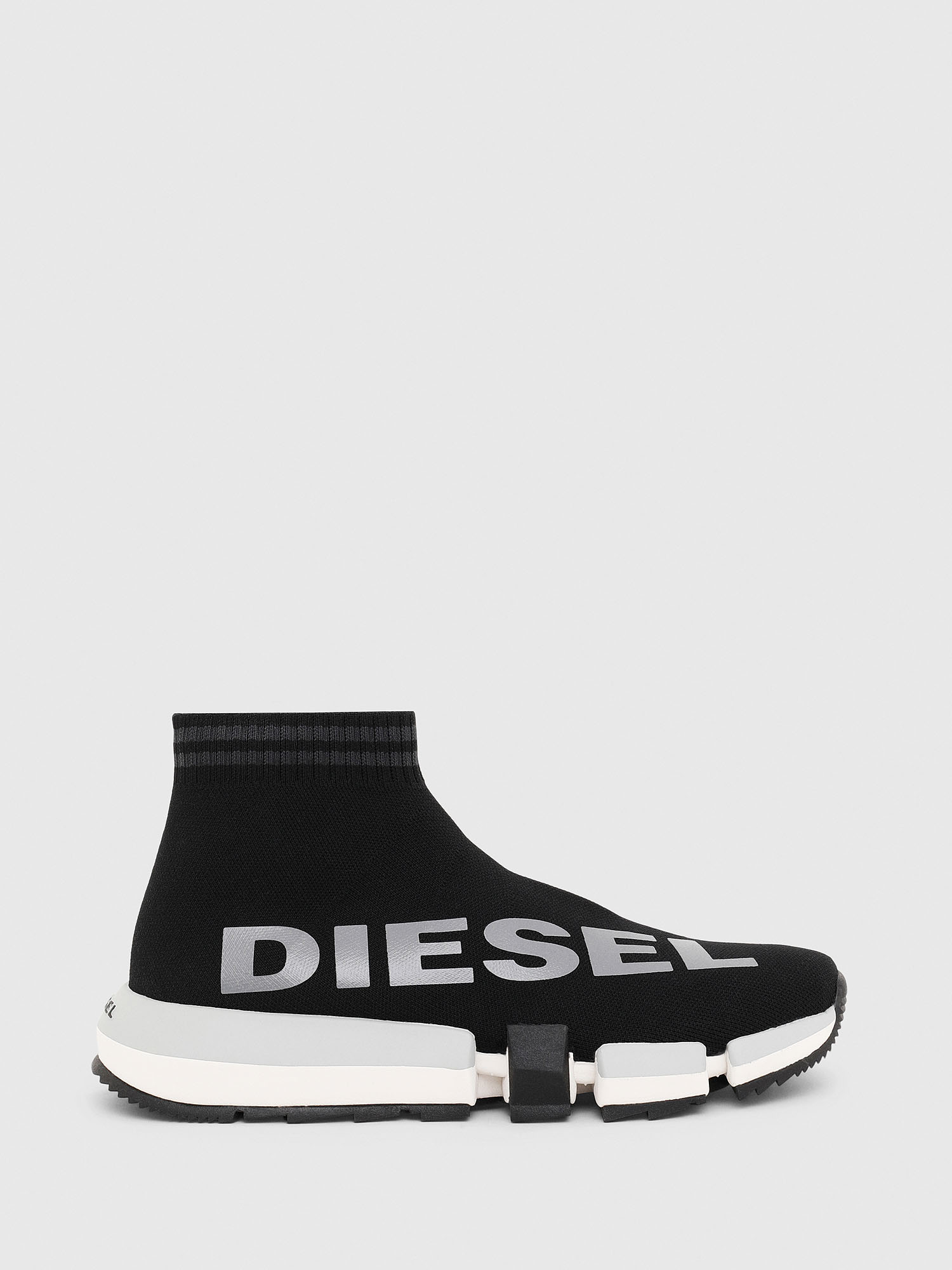 H-PADOLA MID SOCK W, Black Diesel - H-PADOLA MID SOCK W, Black - Sneakers - Image 1