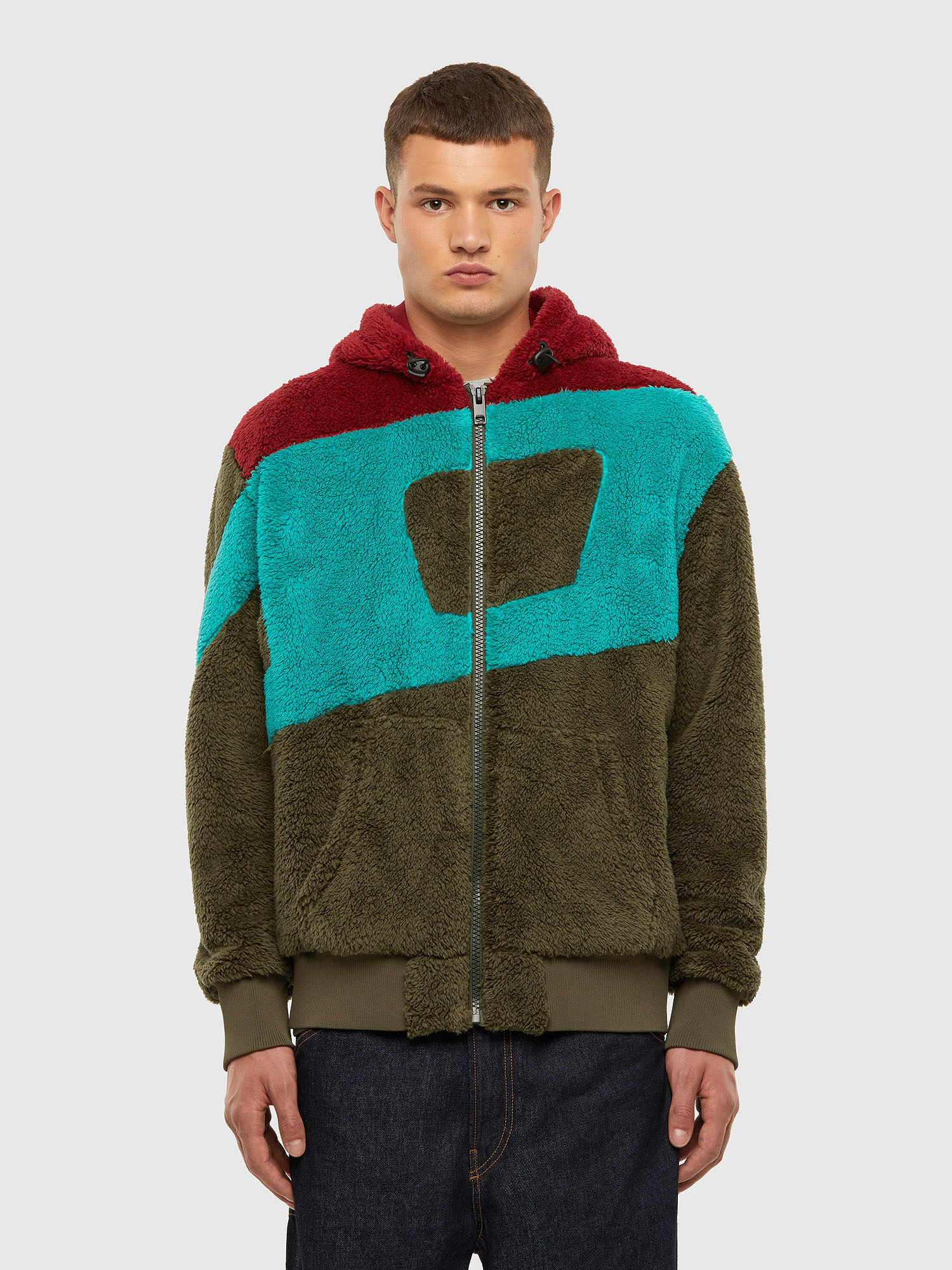 S-ALDY, Olive Green Diesel - S-ALDY, Olive Green - Sweaters - Image 1