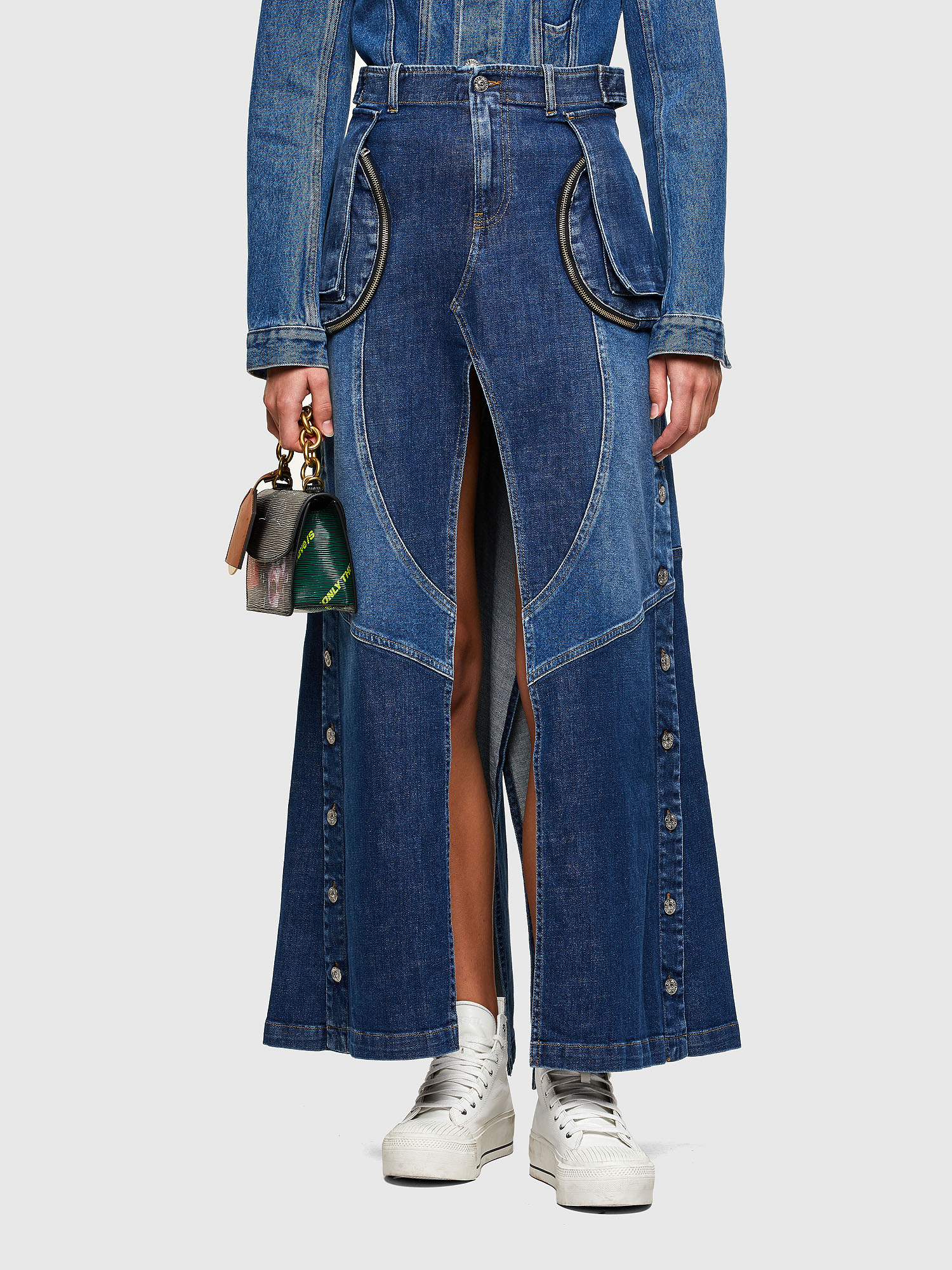 DE-PEN, Medium blue Diesel - DE-PEN, Medium blue - Skirts - Image 1