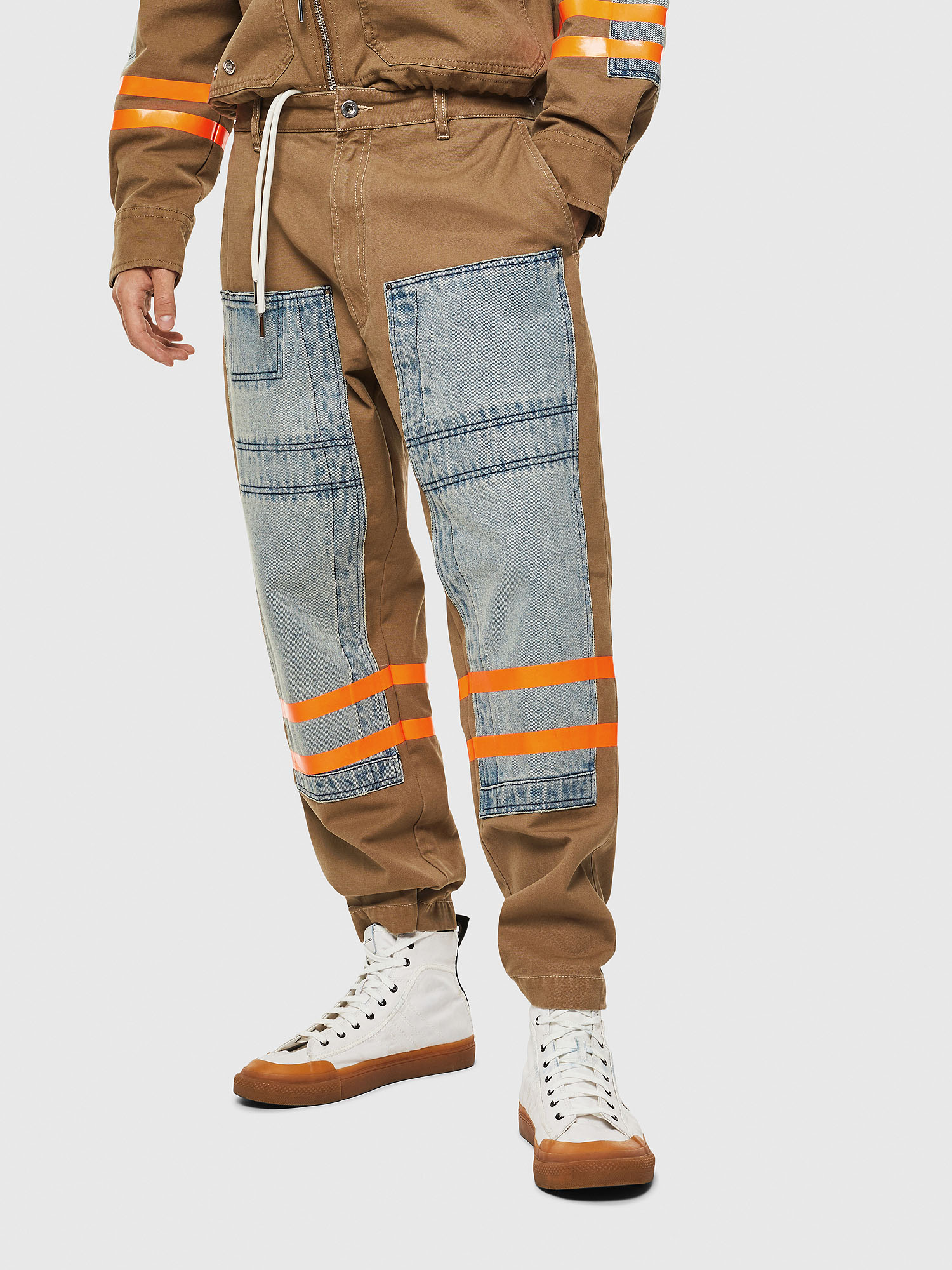 P-CARUSO, Light Brown Diesel - P-CARUSO, Light Brown - Pants - Image 1