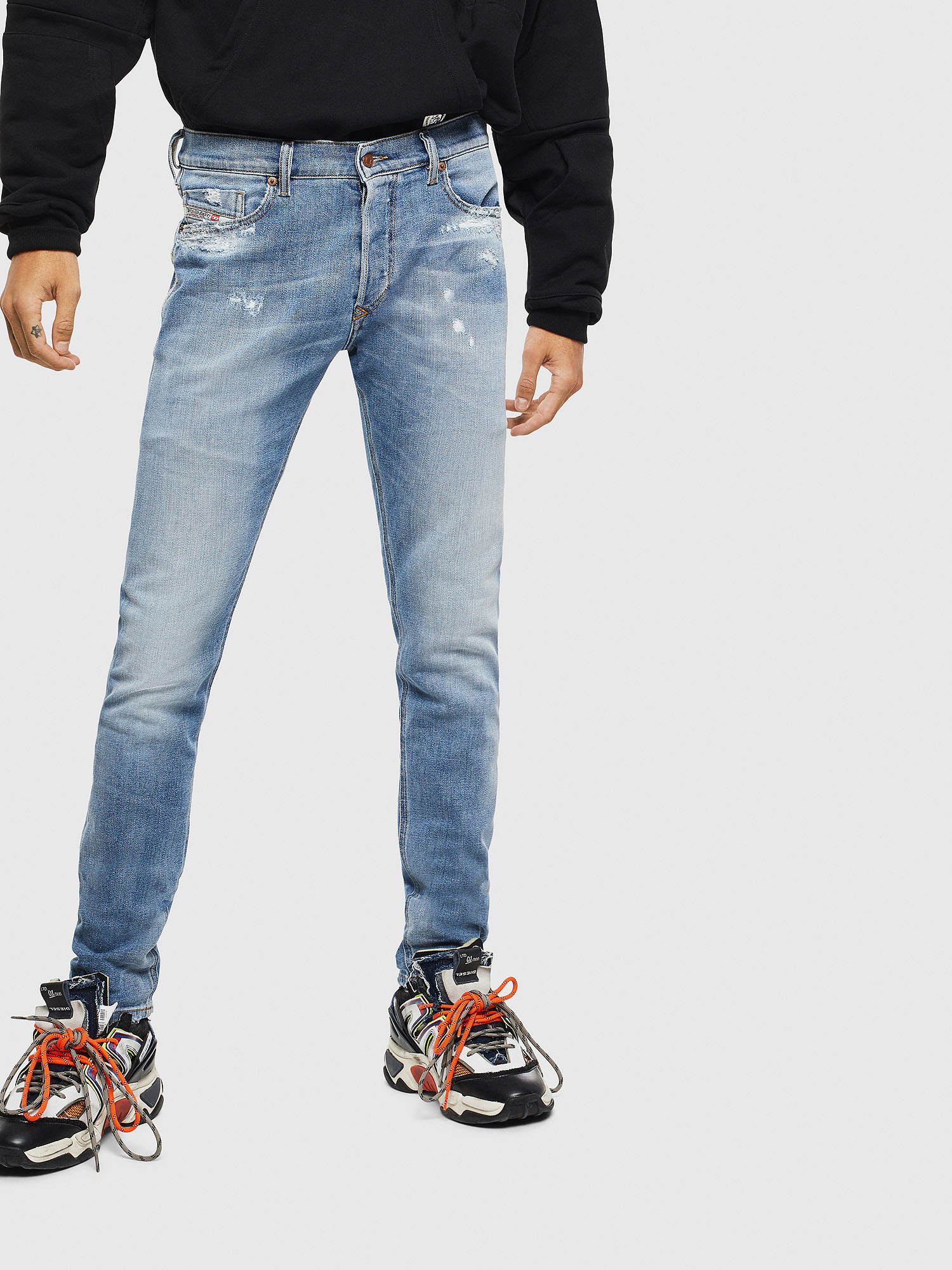 Tepphar 009BU, Light Blue Diesel - Tepphar 009BU, Light Blue - Jeans - Image 1