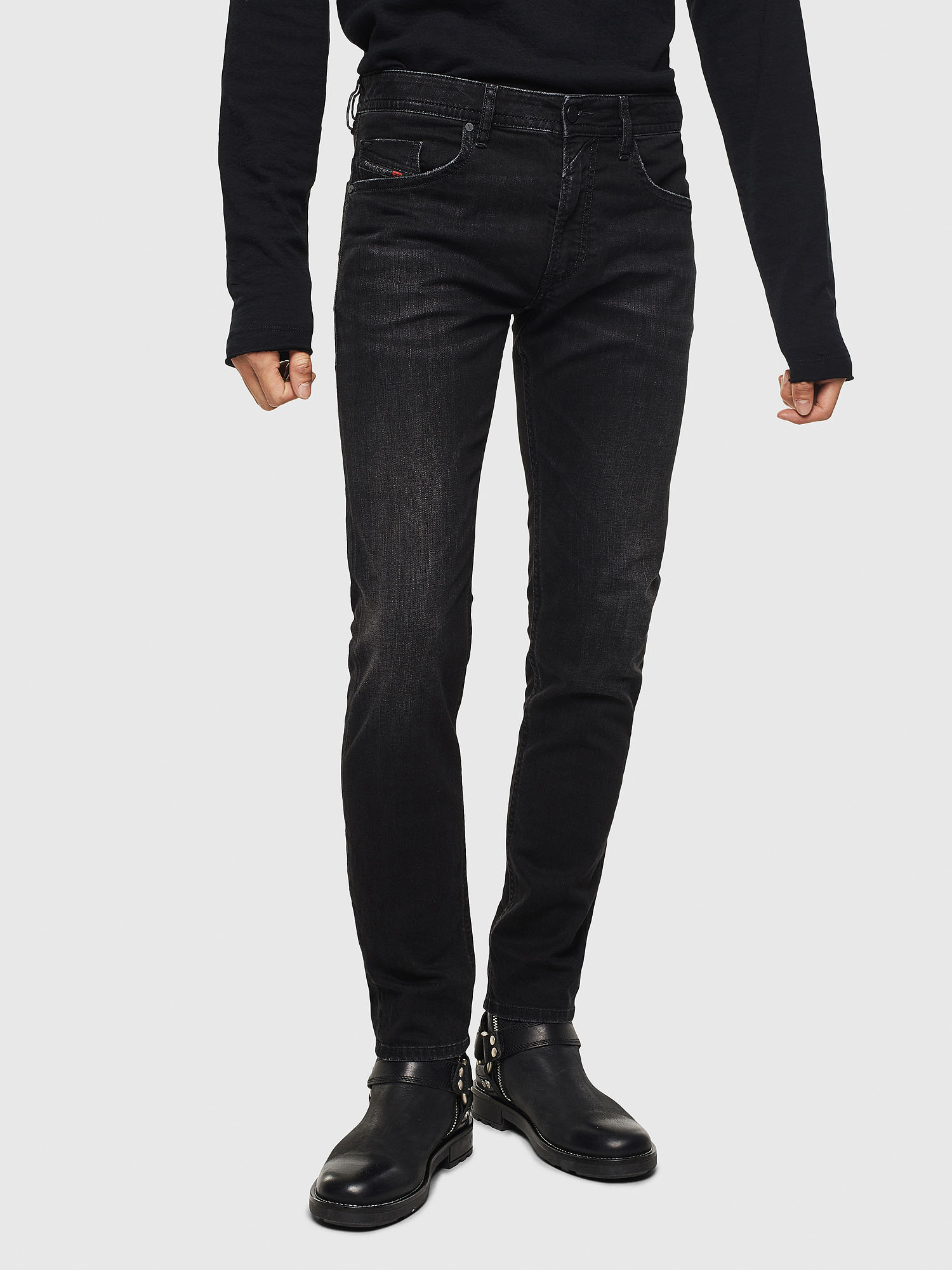 Thommer 069BG, Black/Dark grey Diesel - Thommer 069BG, Black/Dark grey - Jeans - Image 1