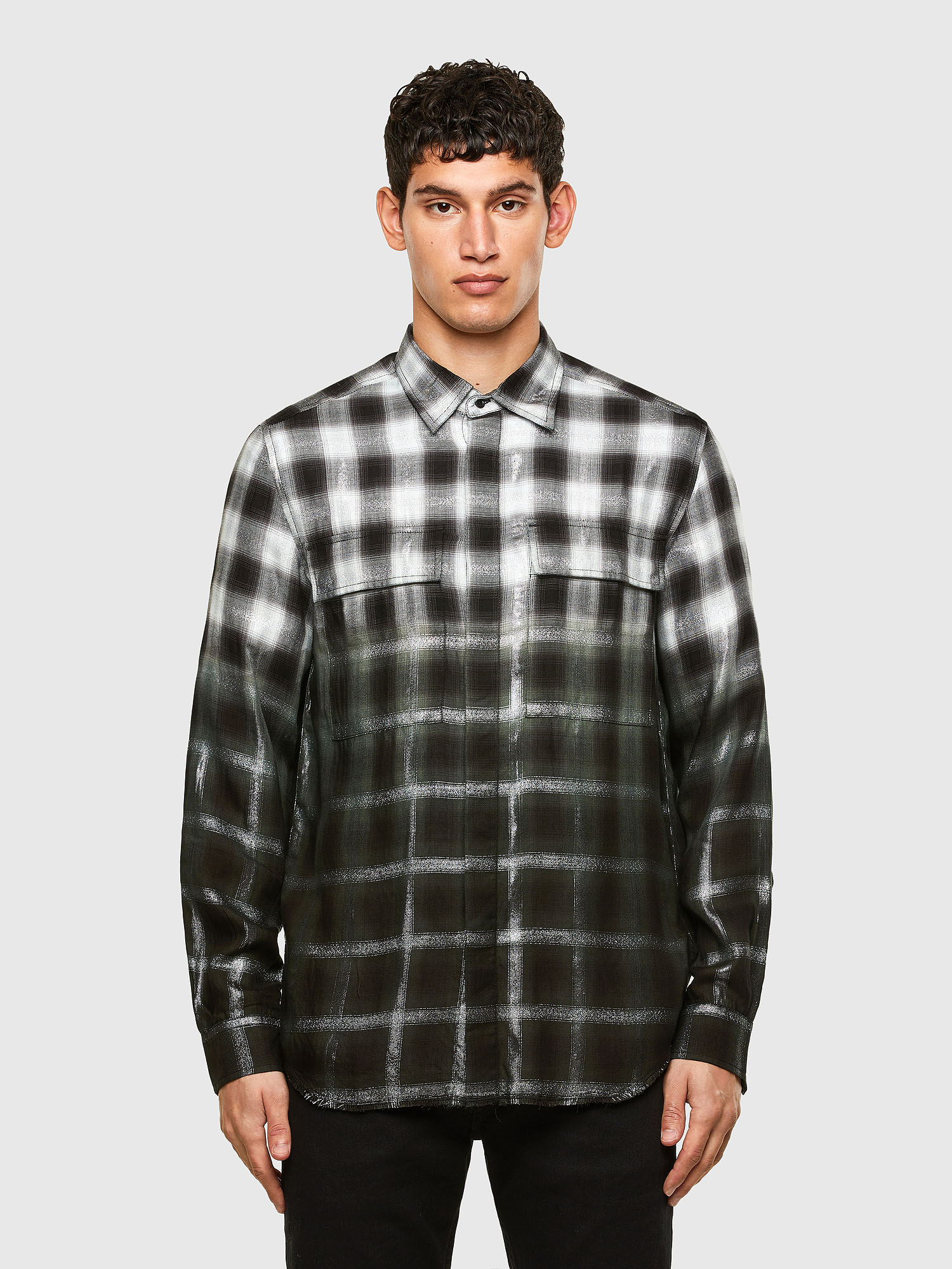 S-KEITH, Black/White Diesel - S-KEITH, Black/White - Shirts - Image 1