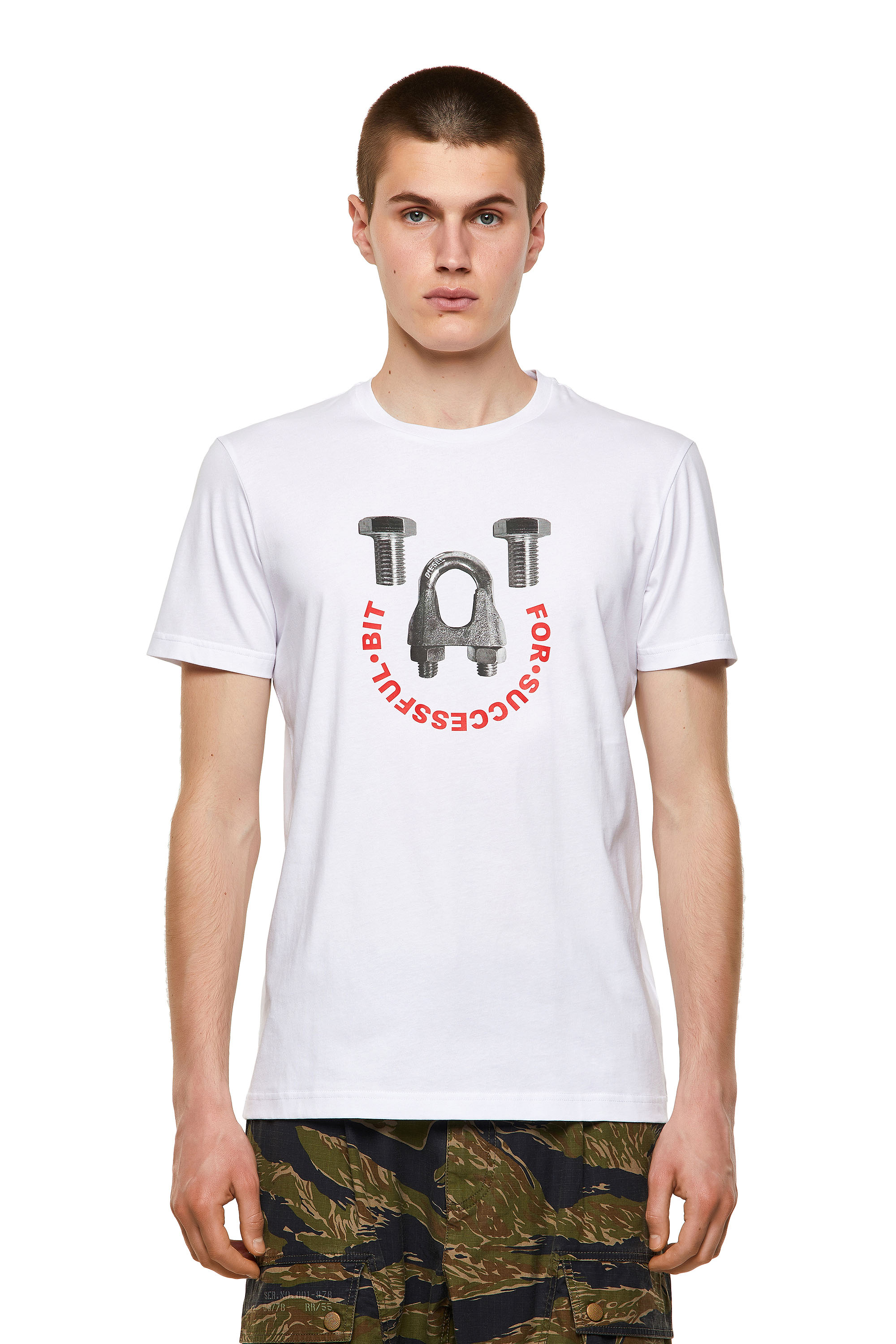 T-DIEGOS-B3, White Diesel - T-DIEGOS-B3, White - T-Shirts - Image 1