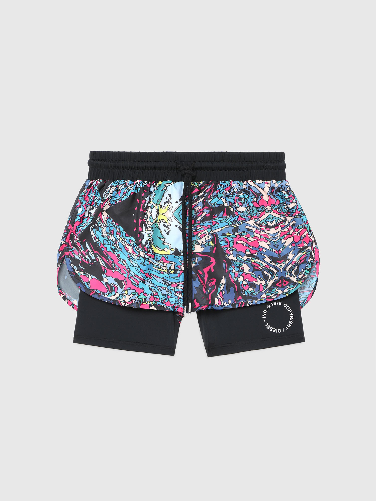 BFOWT-FAUSTIN-SH-W, Black/Pink Diesel - BFOWT-FAUSTIN-SH-W, Black/Pink - Swim shorts - Image 1