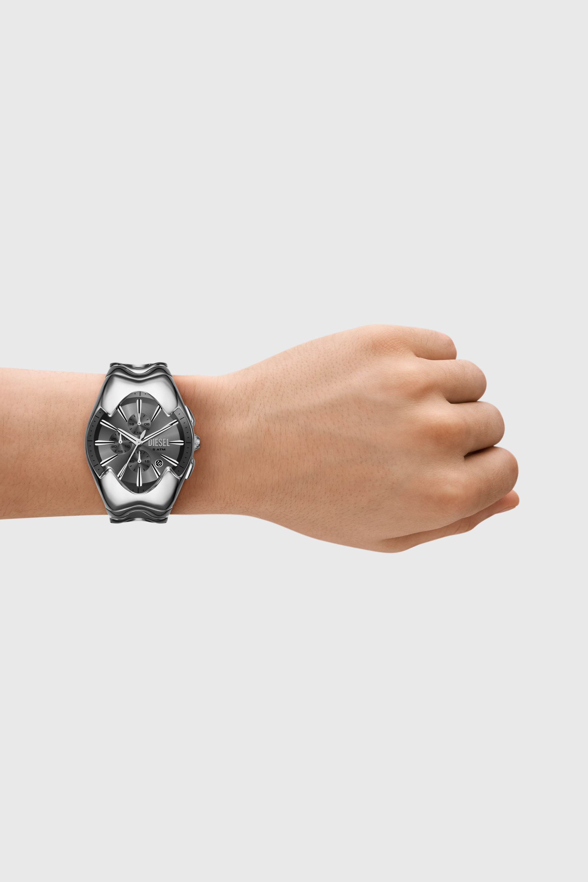 DIESEL DZ4683 Mercurial 腕時計 Men's Diesel Mercurial Chronograph Stainless Steel Watch | Silver