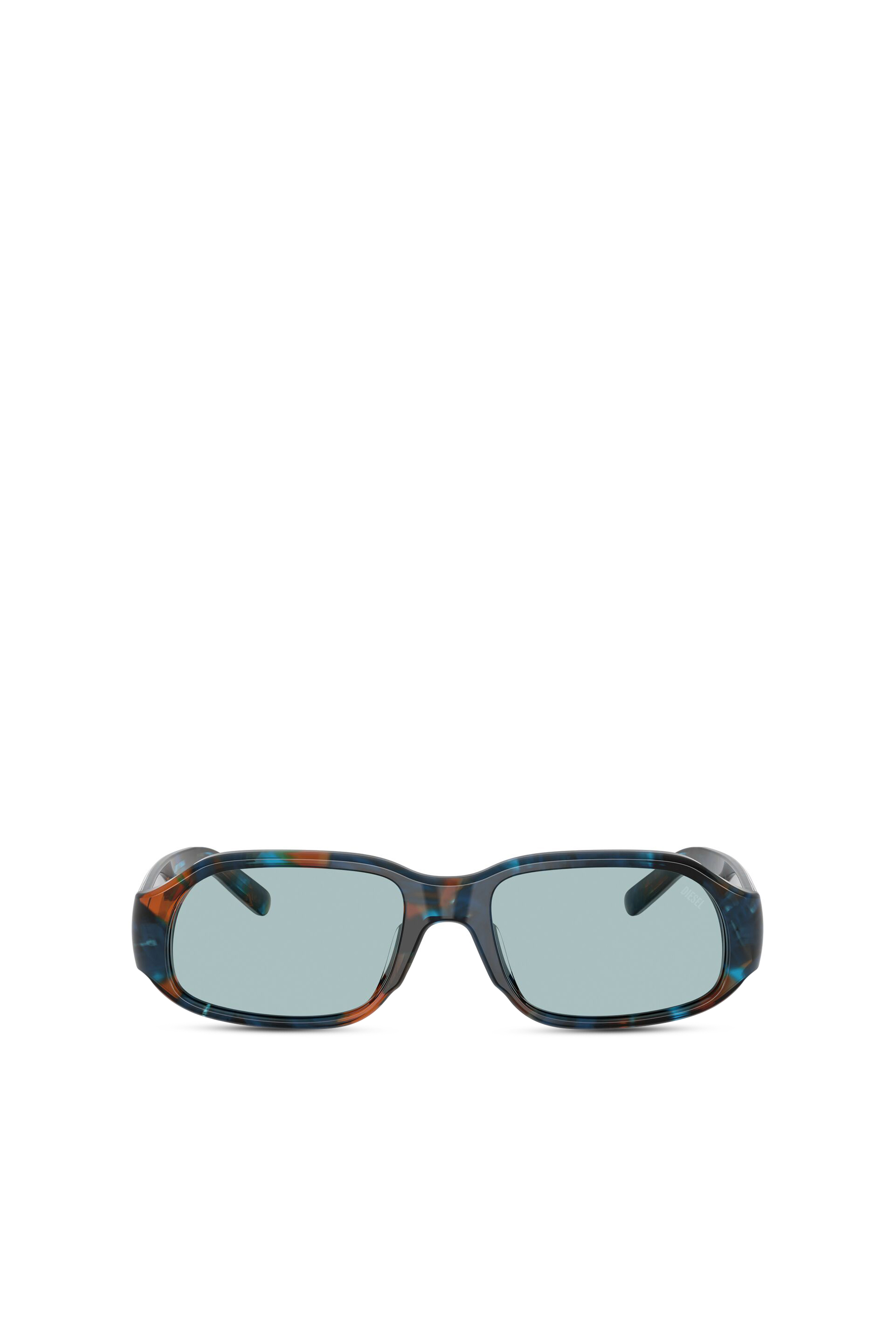 Diesel - 0DL2009U, Unisex's Rectangle sunglasses in Blue/Brown - 1
