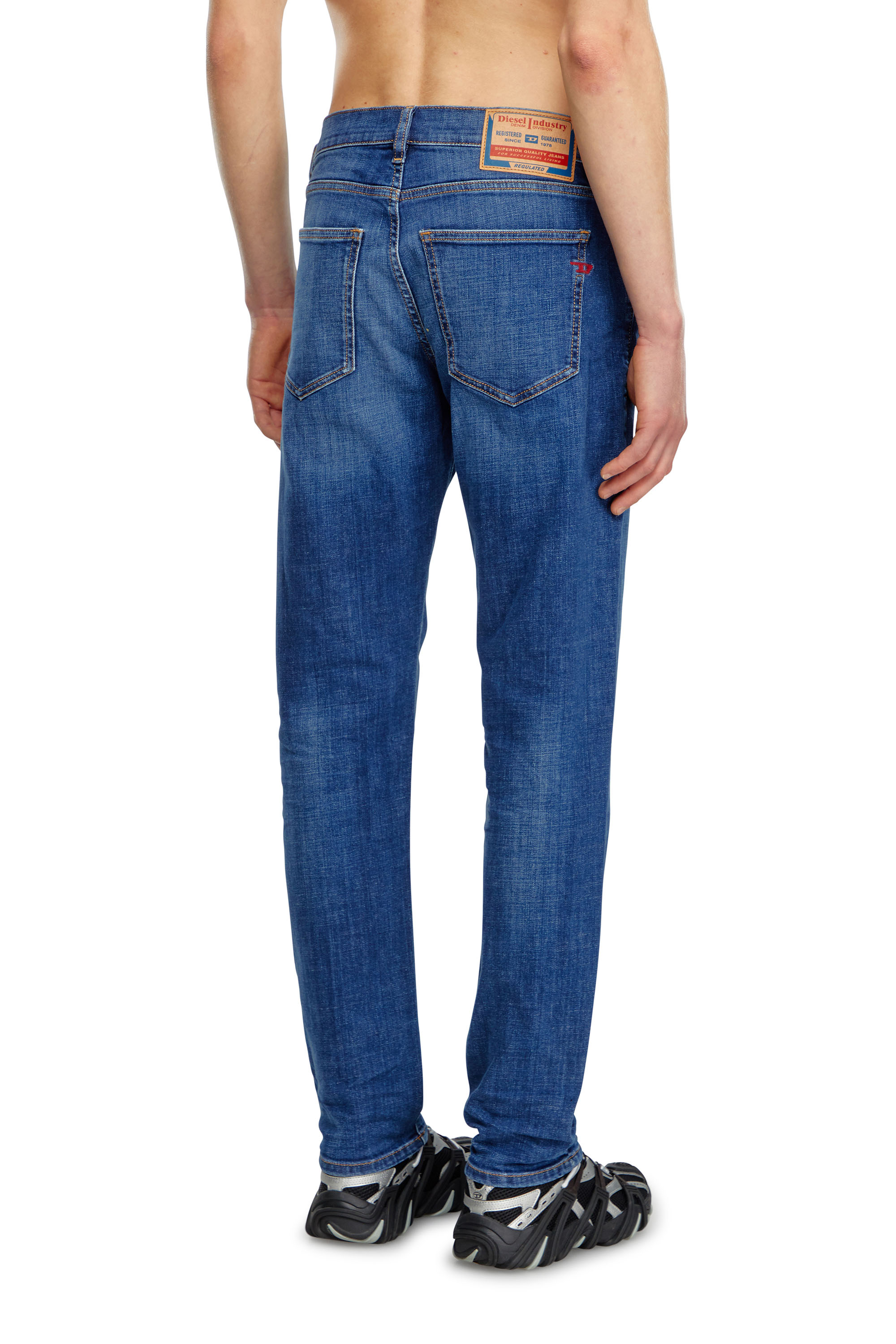 Diesel - Man Slim Jeans 2019 D-Strukt 09K04, Medium blue - Image 3