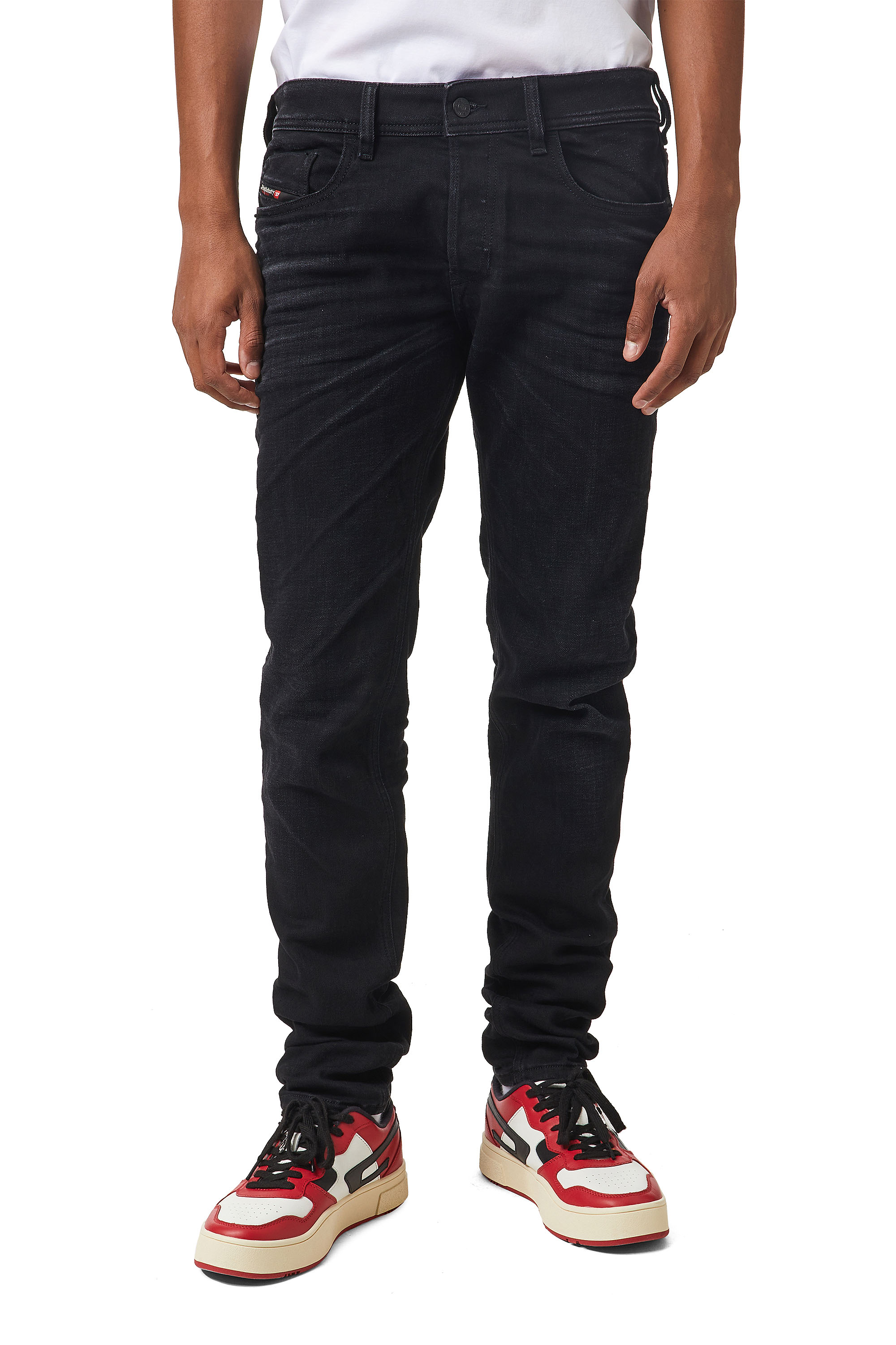 Sleenker 09A75, Black/Dark grey Diesel - Sleenker 09A75, Black/Dark grey - Jeans - Image 1