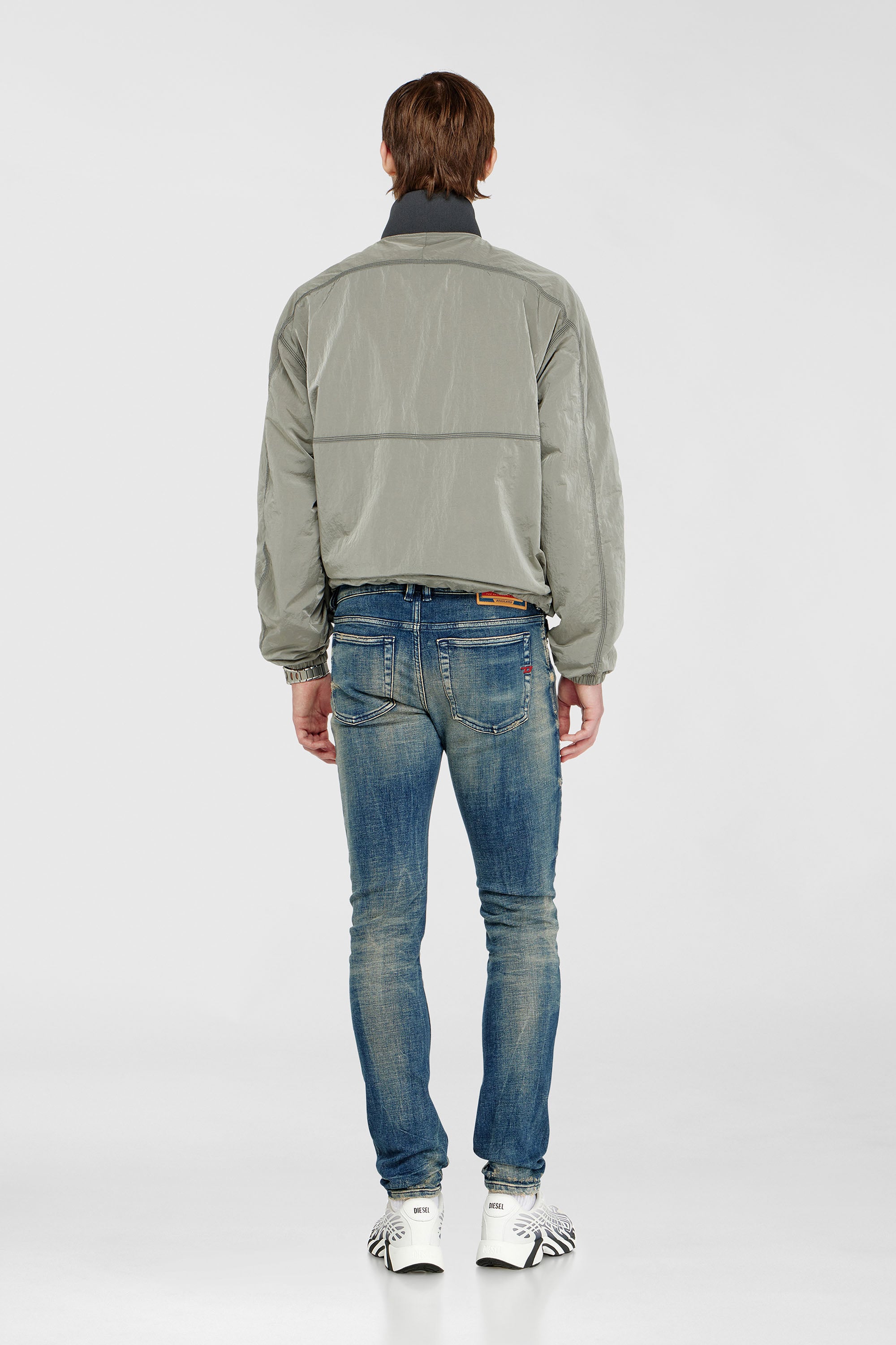 Diesel - Man's Skinny Jeans 1979 Sleenker 09P68, Dark Blue - 3