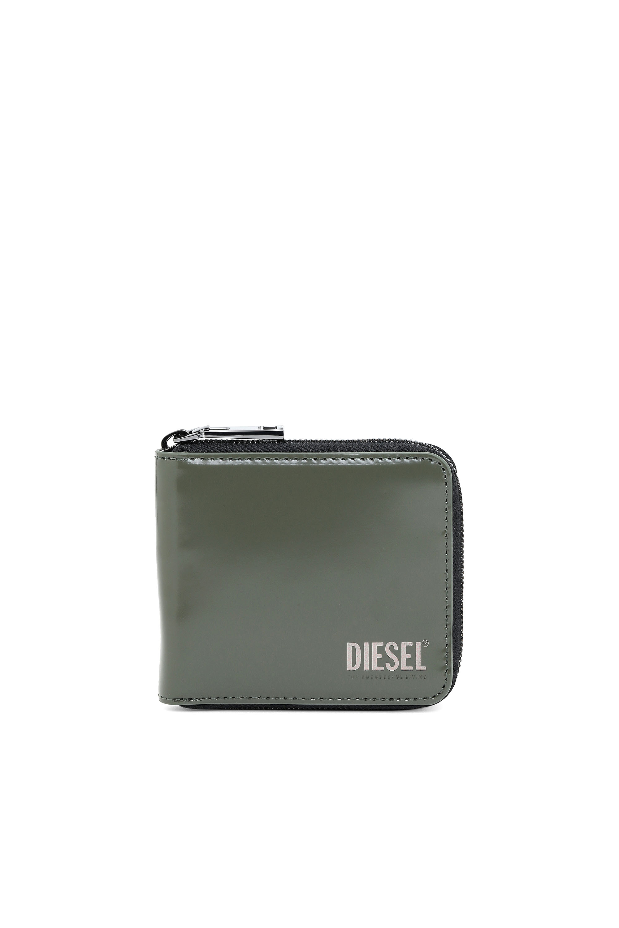 HIRESH XS ZIPPI, Military Green Diesel - HIRESH XS ZIPPI, Military Green - Zip-Round Wallets - Image 1