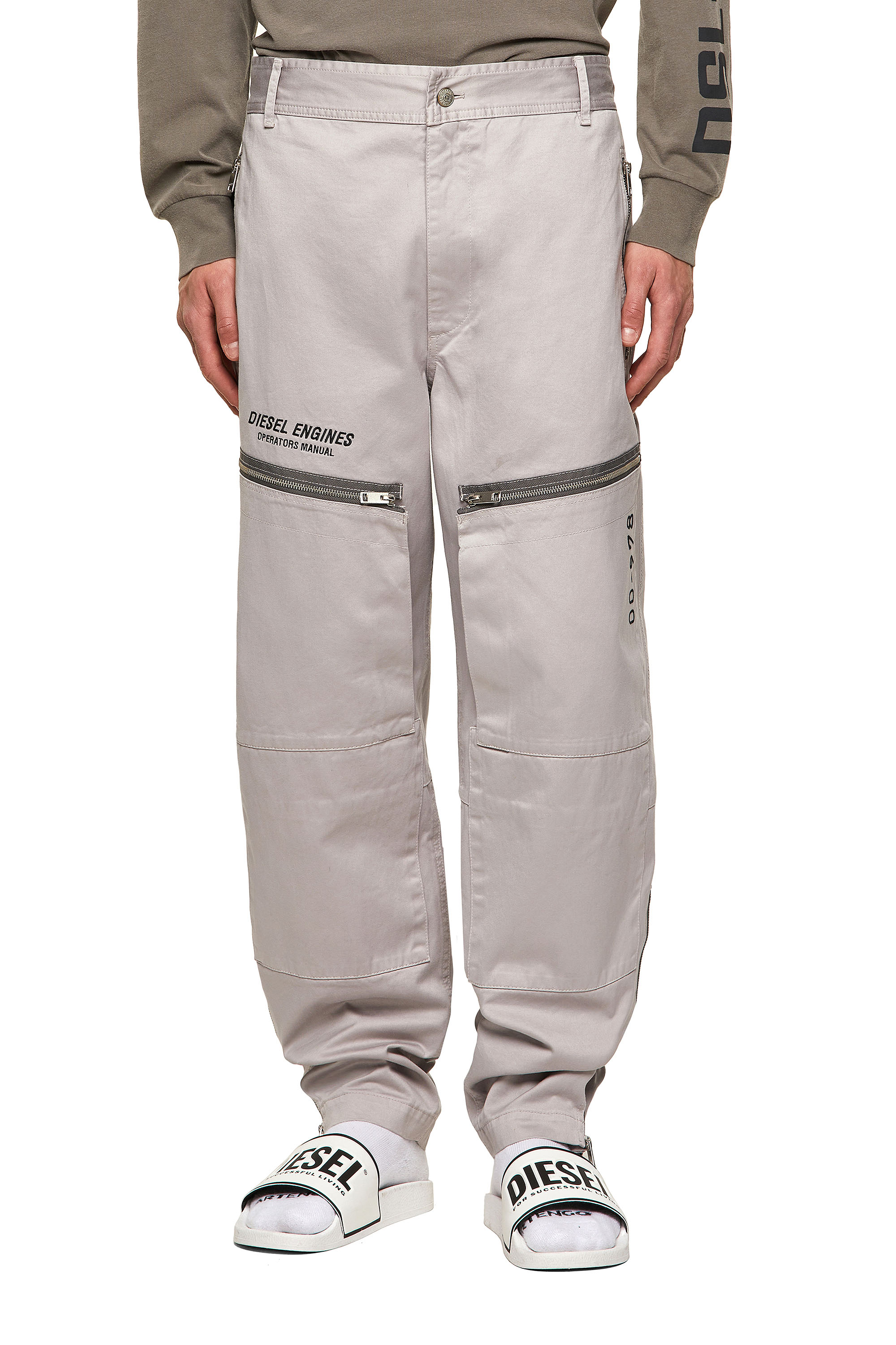 P-AMBRIDGE-A, Light Grey Diesel - P-AMBRIDGE-A, Light Grey - Pants - Image 1