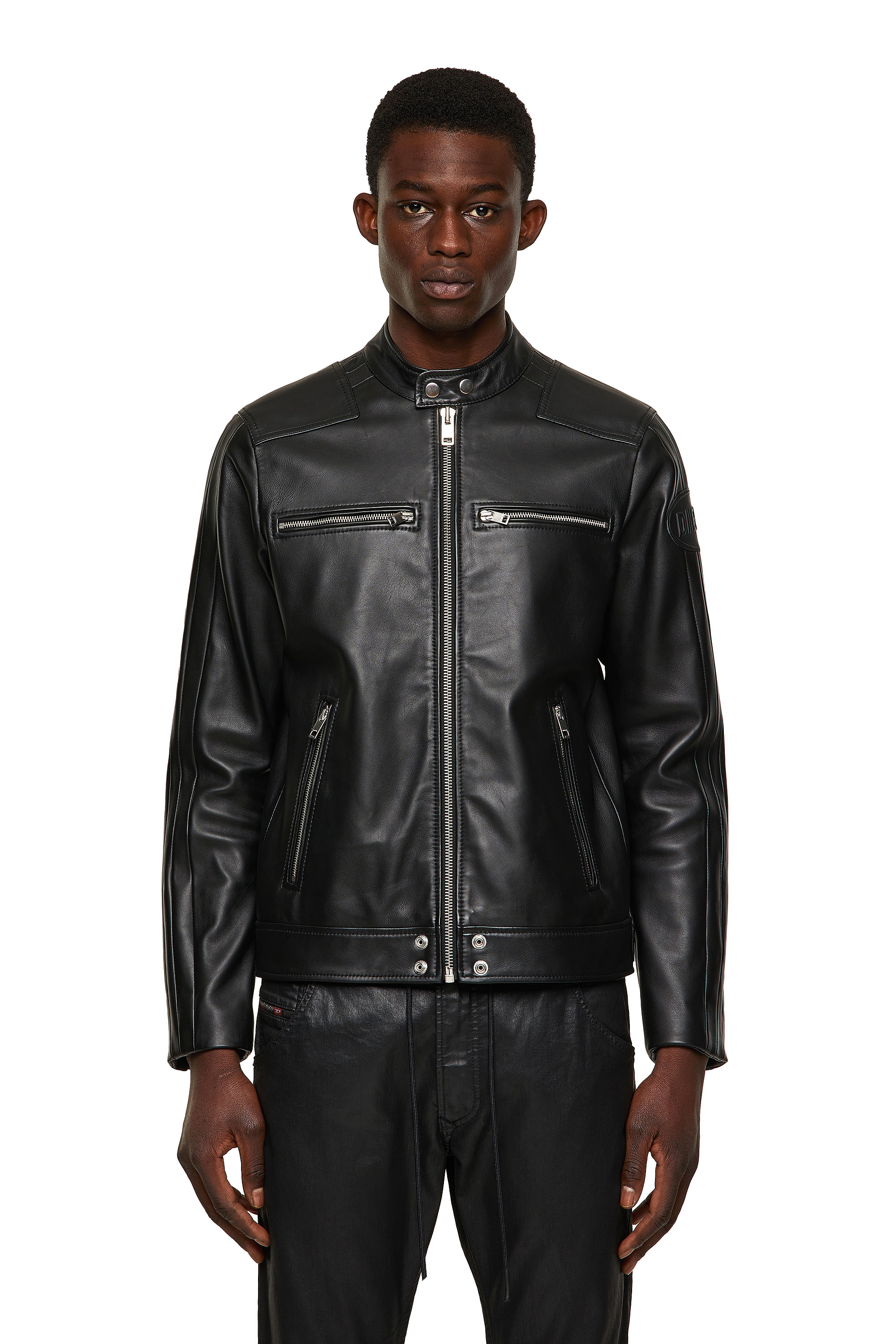 L-BOY, Black Diesel - L-BOY, Black - Leather jackets - Image 1