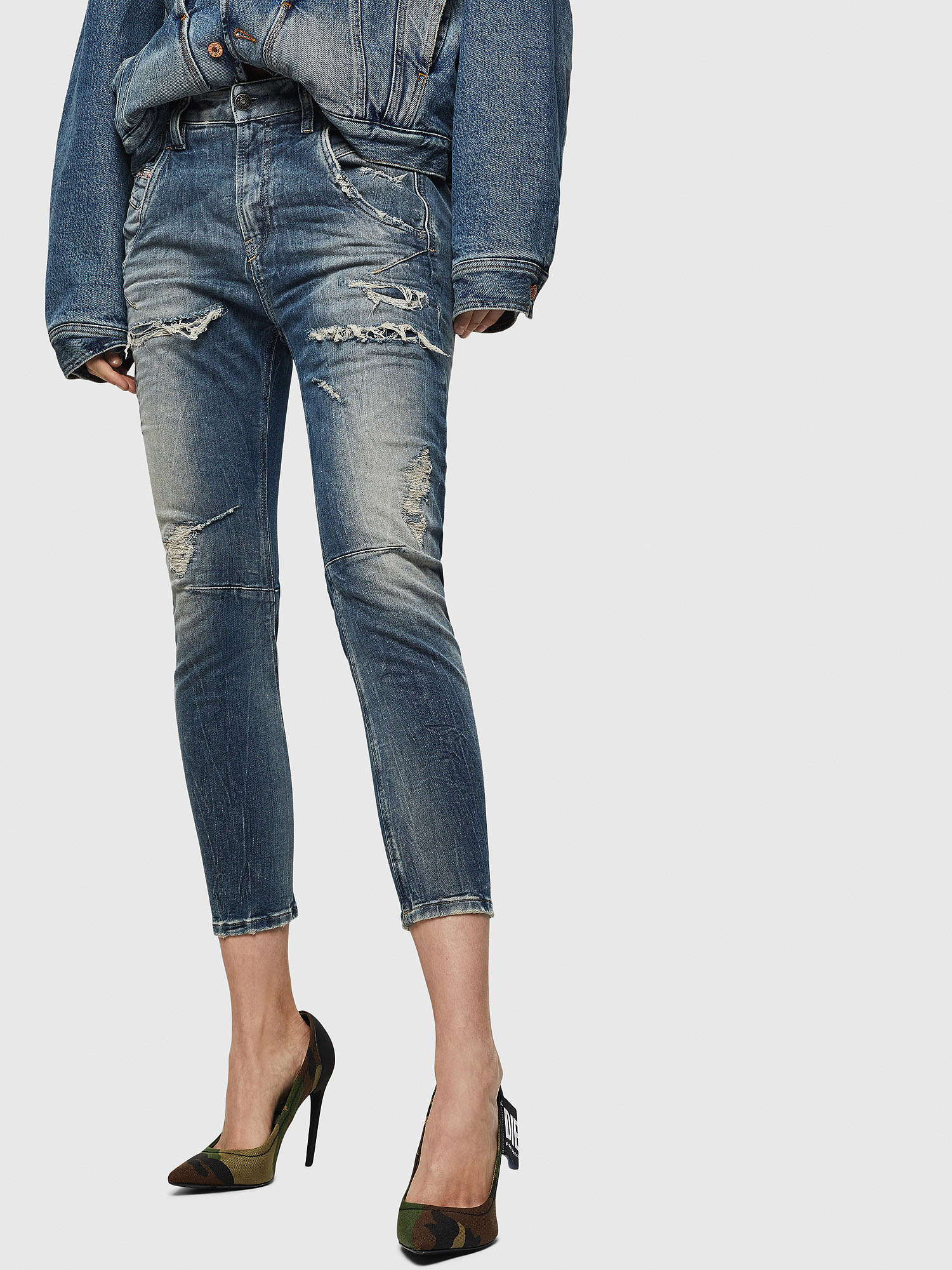 Fayza JoggJeans 0890A, Light Blue Diesel - Fayza JoggJeans 0890A, Light Blue - Jeans - Image 1