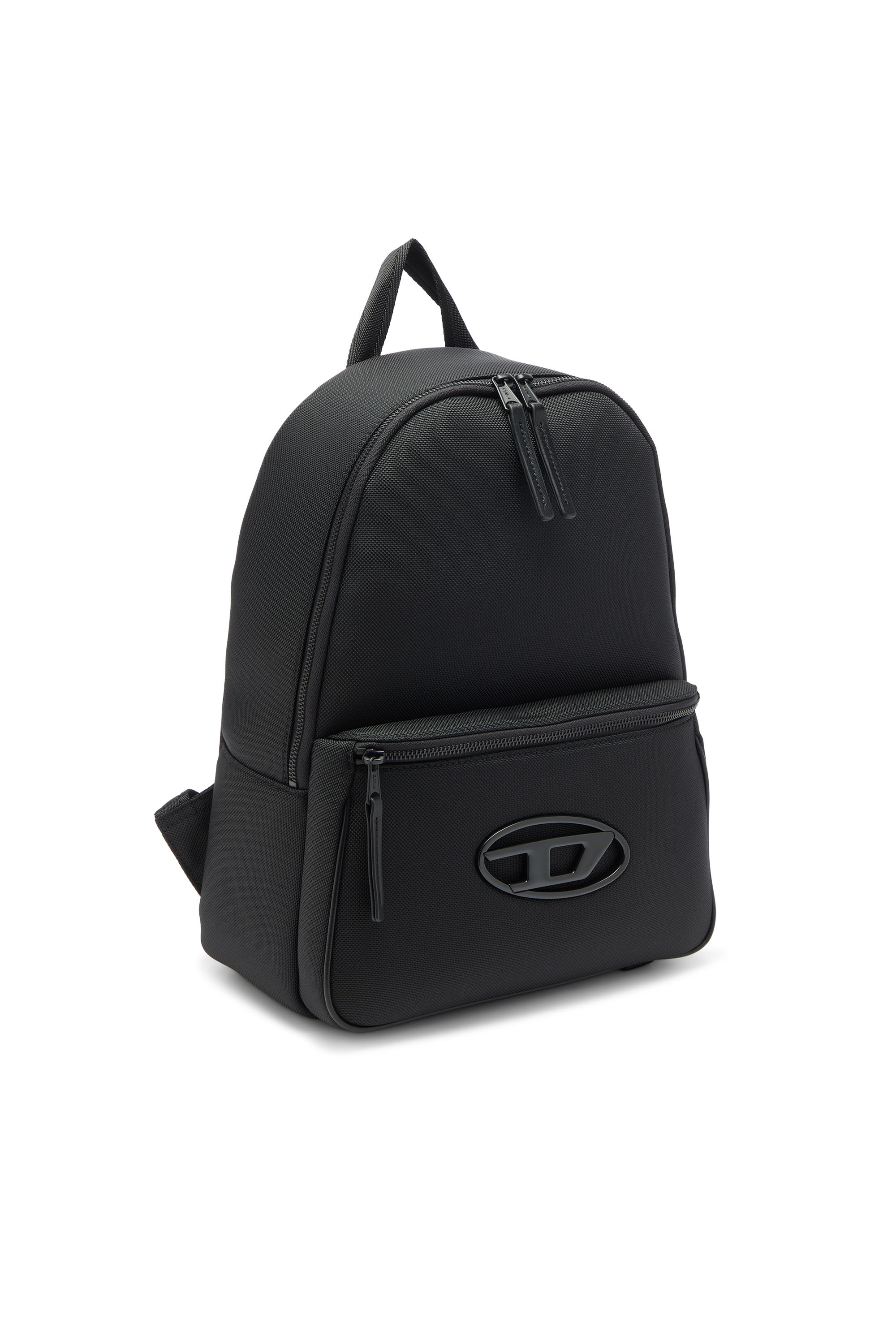 Diesel - HOLI-D BACKPACK M, Unisex's Holi-D - Backpack in nylon with Oval D logo in Black - 5