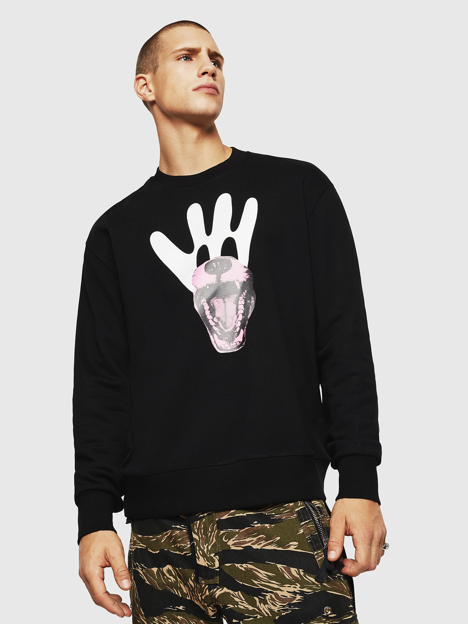 S-BAY-BX4, Black Diesel - S-BAY-BX4, Black - Sweaters - Image 1