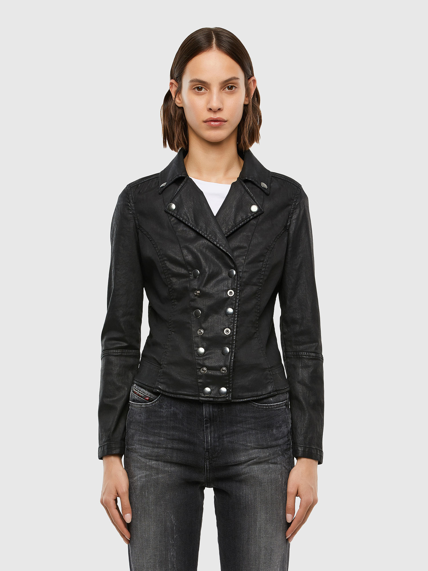 D-AKI JOGGJEANS, Black Diesel - D-AKI JOGGJEANS, Black - Denim Jackets - Image 1